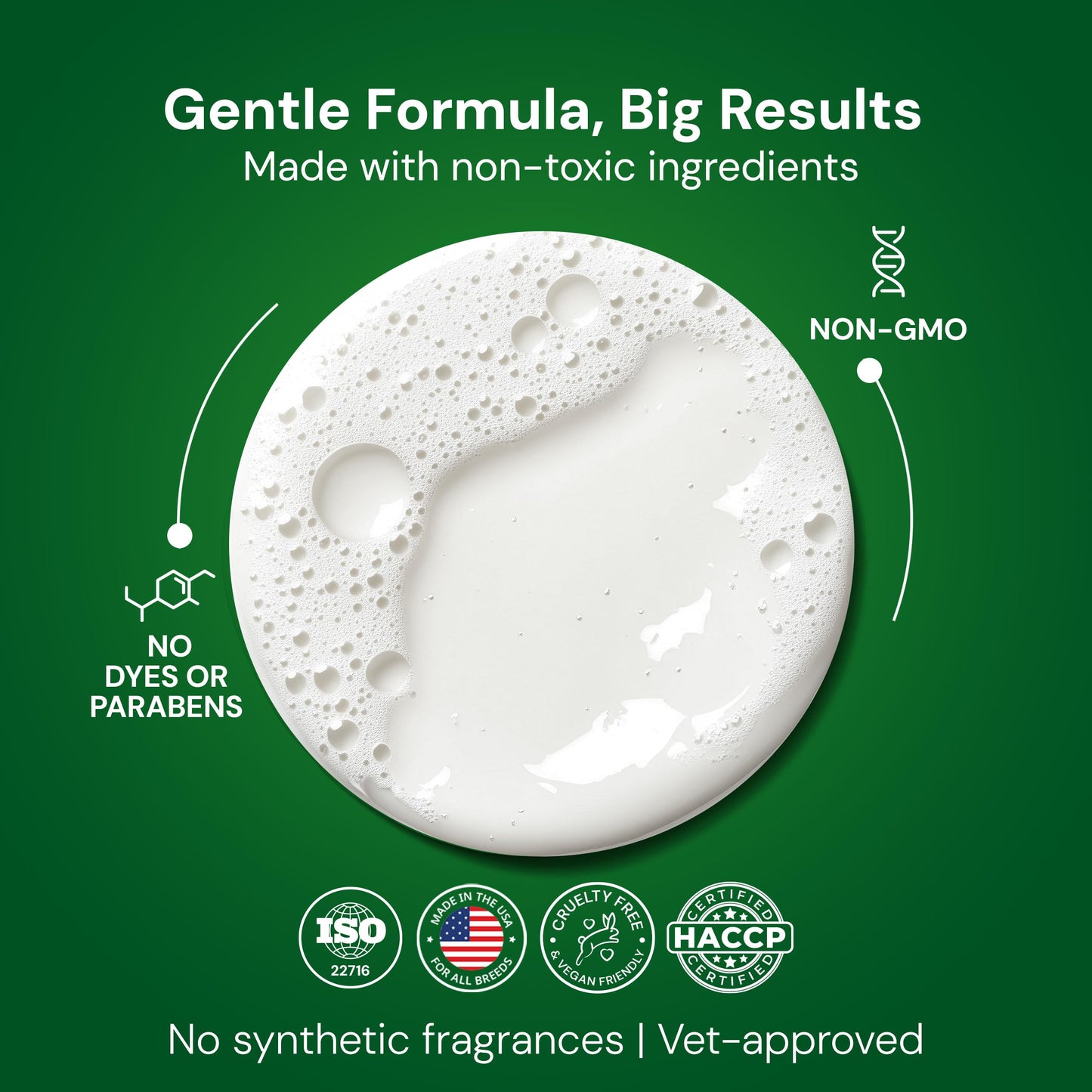 Green Coat Nourishing 2 in 1 Dog Shampoo and Conditioner– Natural Shine Formula with Caviar, Aloe & Bergamot for Sensitive Skin, Moisturizes & Protects, 16oz Bottle, Made in USA