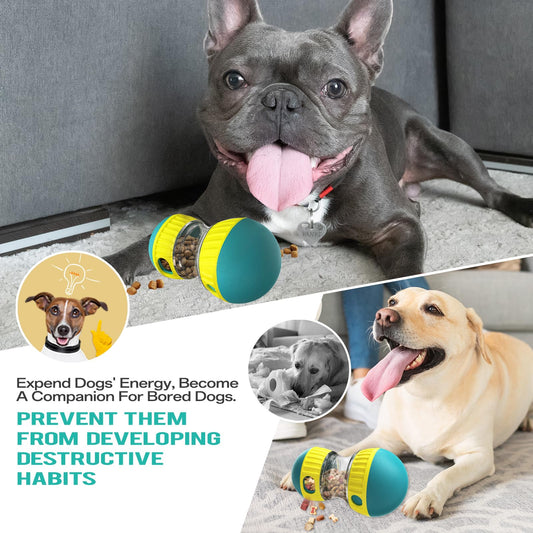 Dog Puzzle Toys, Adjustable Dog Treat Dispensing,Interactive Dog Enrichment Toy to Keep Them Busy,Food Puzzles Ball for Dogs, Puppy Slow Feeder for Boredom