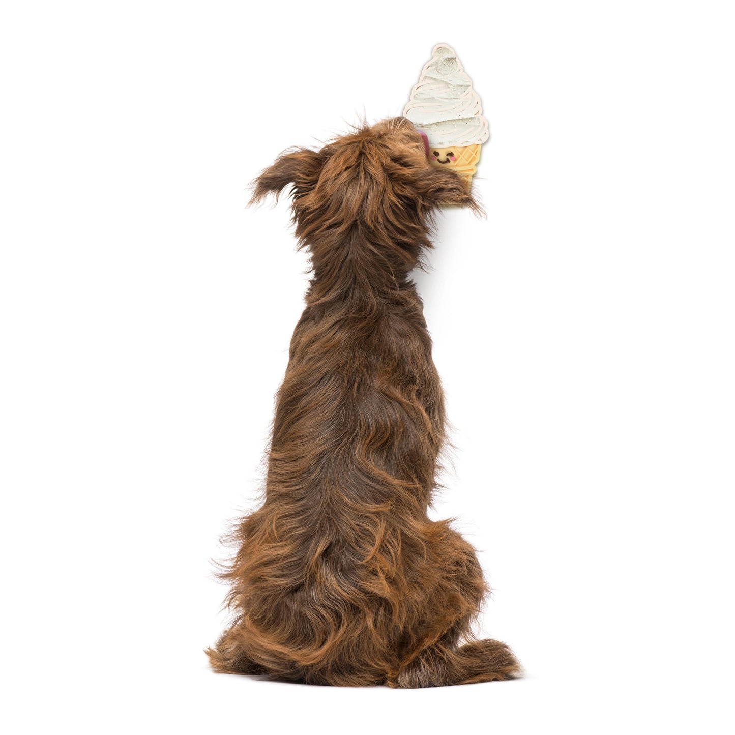 Genuine Fred Distract O Mat, Ice Cream Shaped, Slow Feeder Dog Lick Mat, Non-Slip Distraction Mat for Bathing, Grooming, Reducing Anxiety and Boredom, Perfect for Food, Treats, Yogurt, Peanut Butter