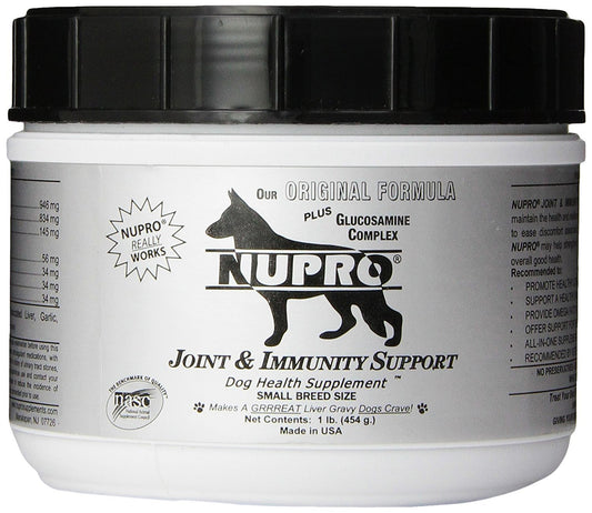 Nupro Joint and Immunity Support for Dogs, 1-Pound (Small Breed Size) 2 Pack