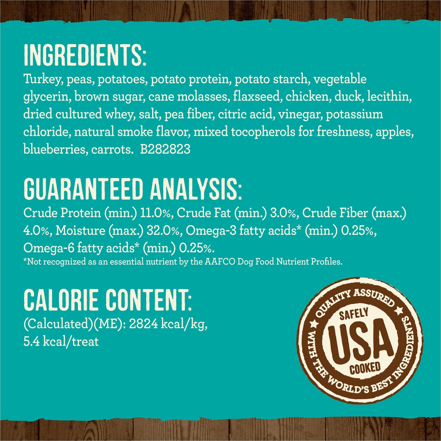 Merrick Power Bites Natural Soft And Chewy Real Meat Dog Treats, Grain Free Snack, Real Turducken Recipe - 6 oz. Bag