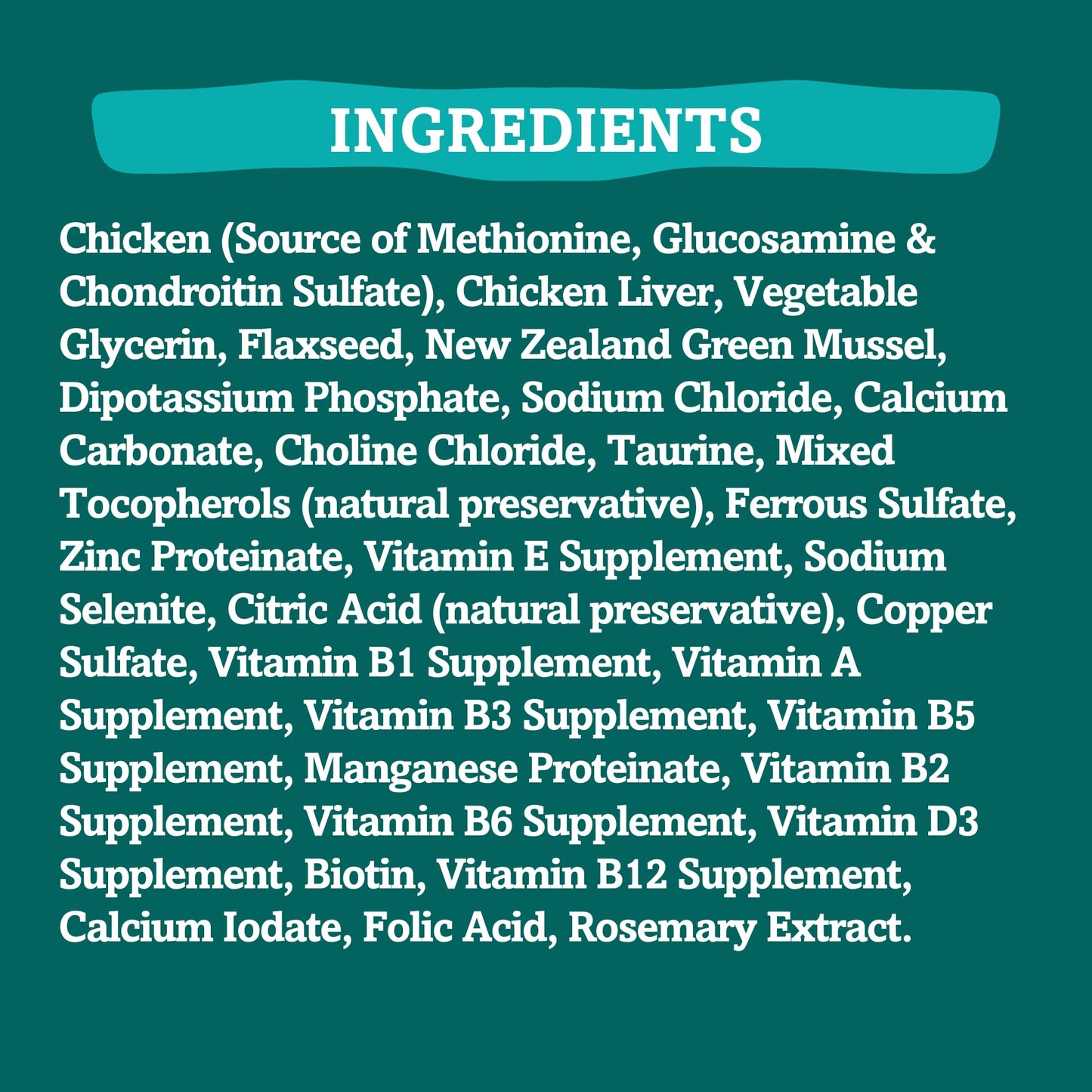 RawTernative Air Dried Dog Food, High Protein, Over 90% Real Chicken & Liver + New Zealand Green Mussels, Complete Meal or Topper, Grain Free, Gluten Free, Non GMO, (3 lb Bag)