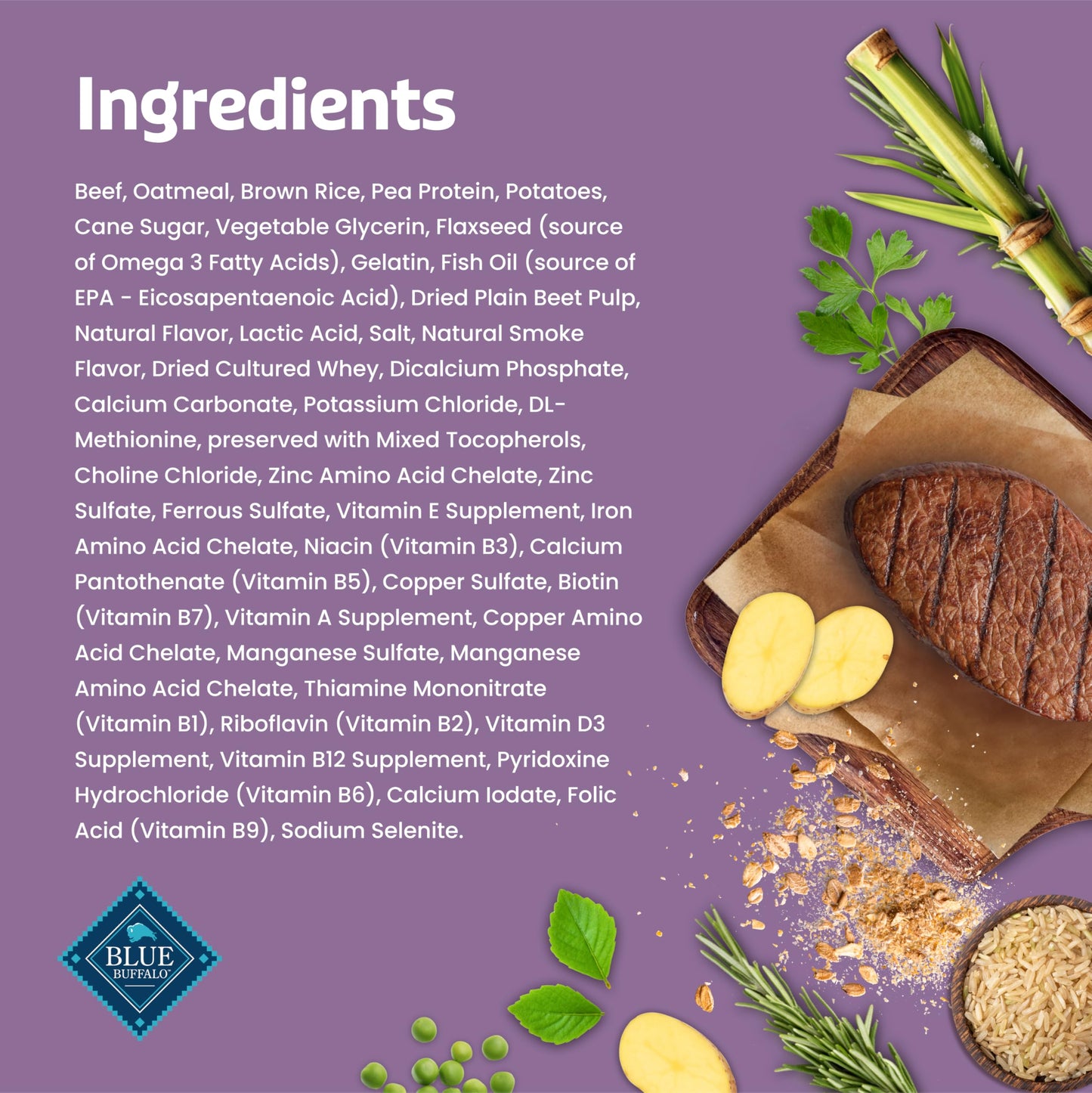 Blue Buffalo Blue Bits Plus Mobility and Immune Support Daily Benefit Dog Treats, Soft & Chewy Beef Morsels, 3.5-oz. Bag