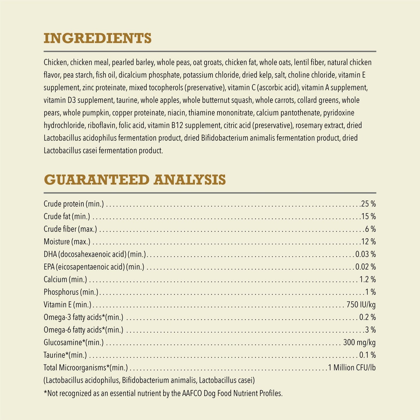 ACANA Classics Dry Dog Food Chicken and Barley Recipe 4lb Bag