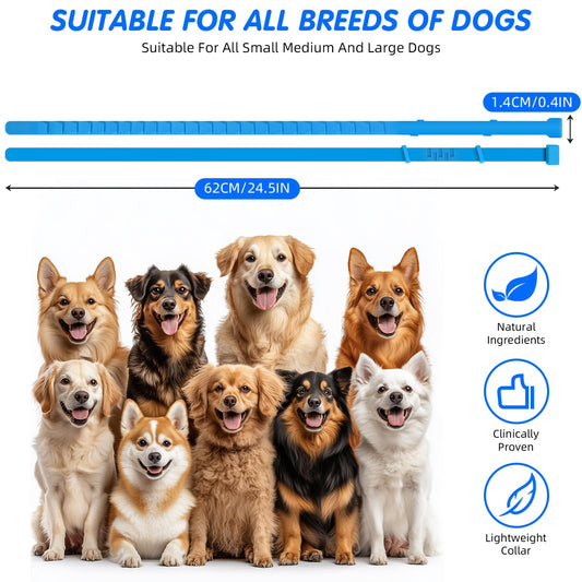Calming Collar for Dogs,4 Pack Pheromone Collar for Dogs, Anxiety Relief for Pets, 60-Day Long Calming Effect,Relief Anxiety Stress Separation - Suitable for Small,Medium,Large Dog