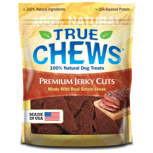 True Chews Premium Jerky Cuts Dog Treats, Sirloin Steak, 22 Ounce