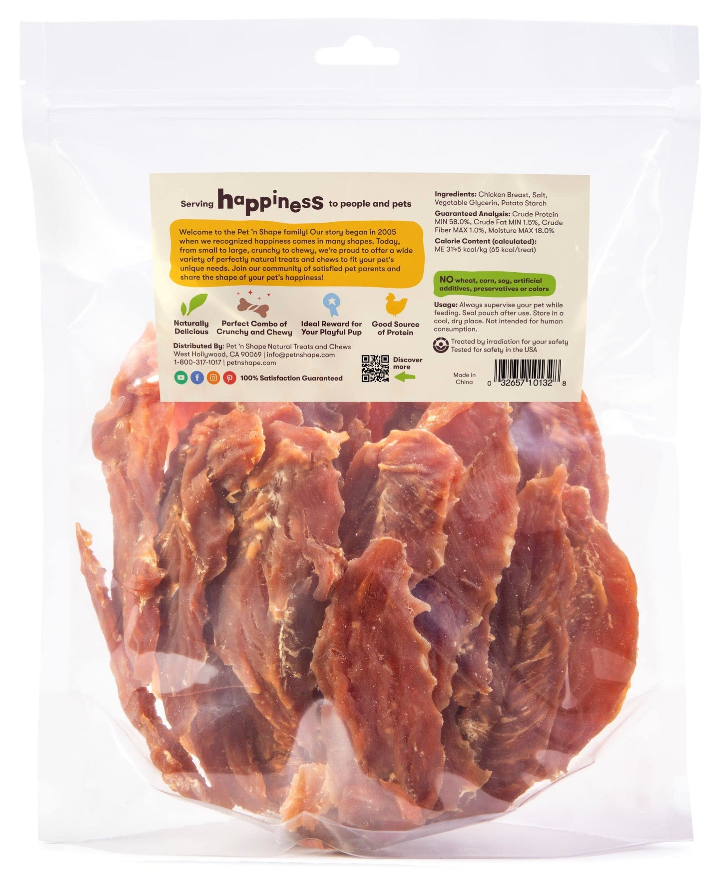 Pet 'n Shape Chik 'n Breast Jerky Dog Treats - 2 Pound