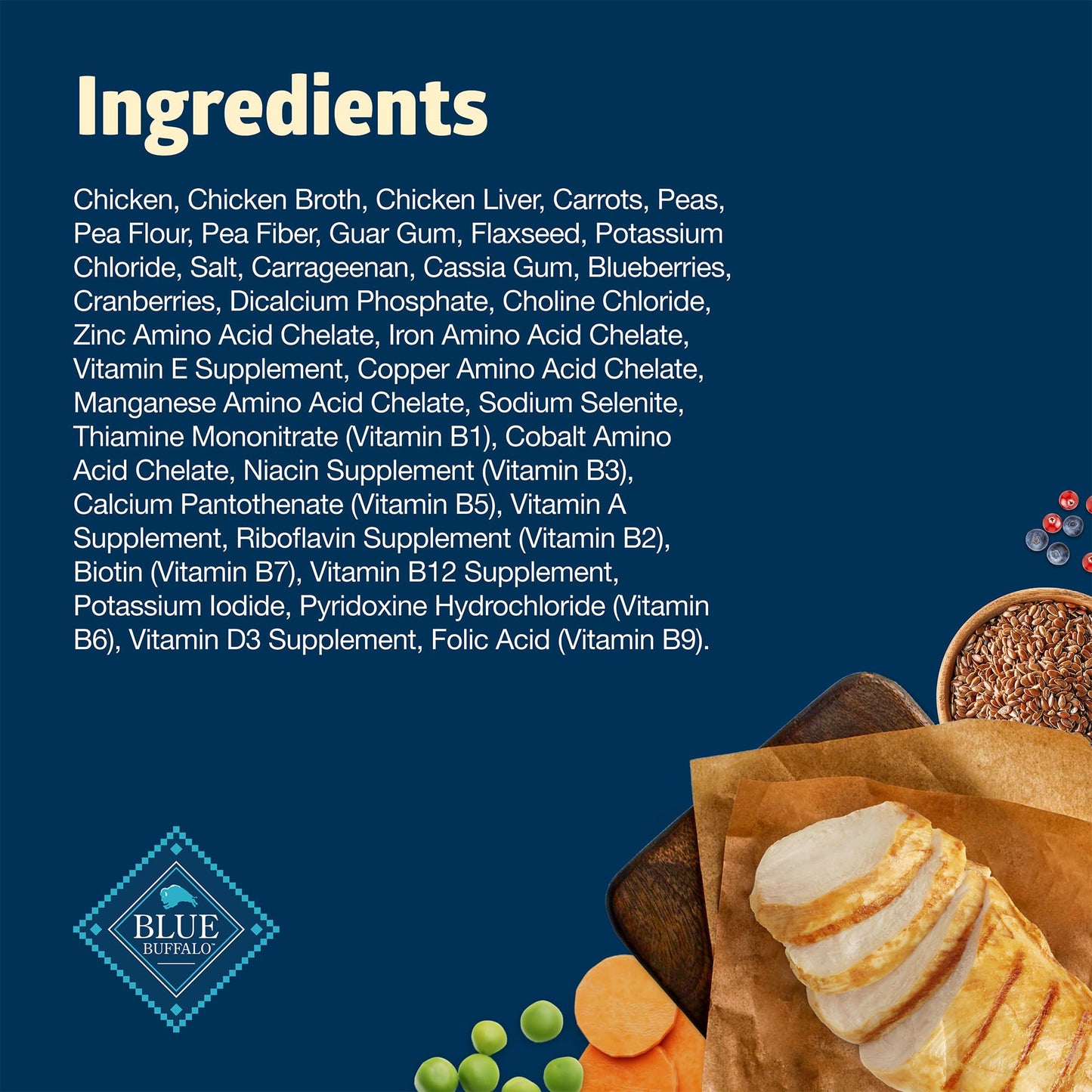 Blue Buffalo Freedom Grain-Free Senior Wet Dog Food, Free of Glutens & Artificial Preservatives, Made With Natural Ingredients, Chicken Recipe, 12.5-oz. Cans (12 Count)