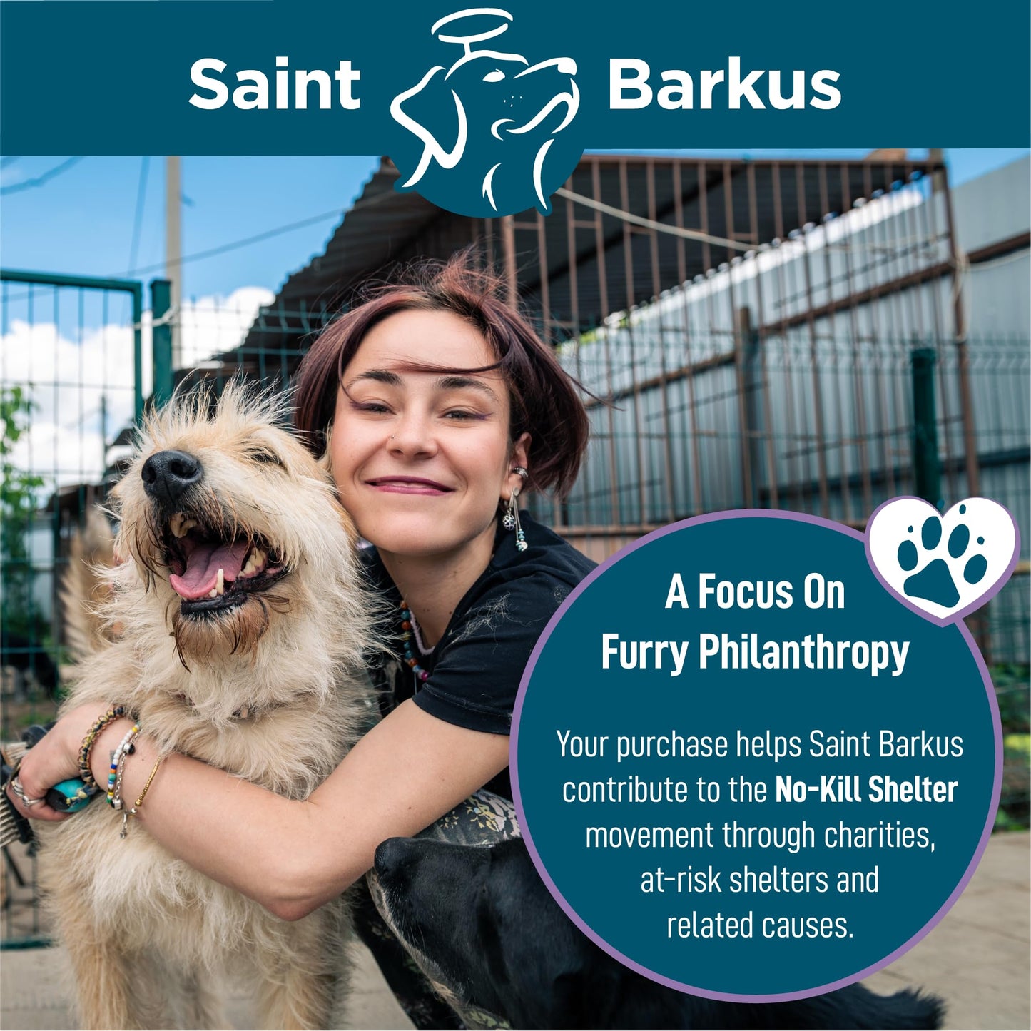 Saint Barkus Calming Chews Treats for Dogs with melatonin for Dogs to Provide Calming, Stress and Dog Anxiety Relief. 90 Bacon-Flavored Soft Chews