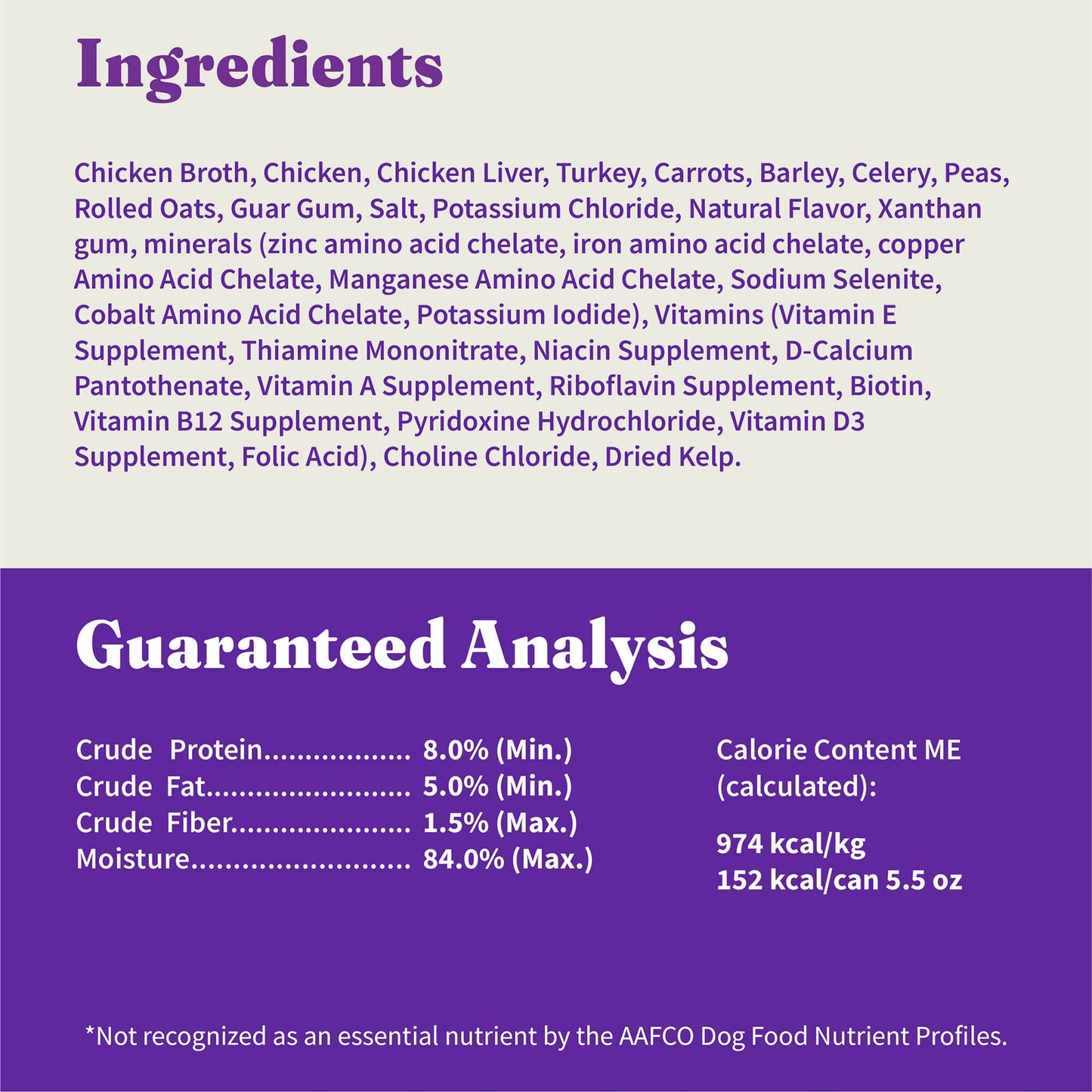 Halo Wet Dog Food Whole Chicken Stew Recipe, Healthy Grains Real Meat Canned Dog Food, Meal or Topper, 5.5 Oz Can (Pack of 12)