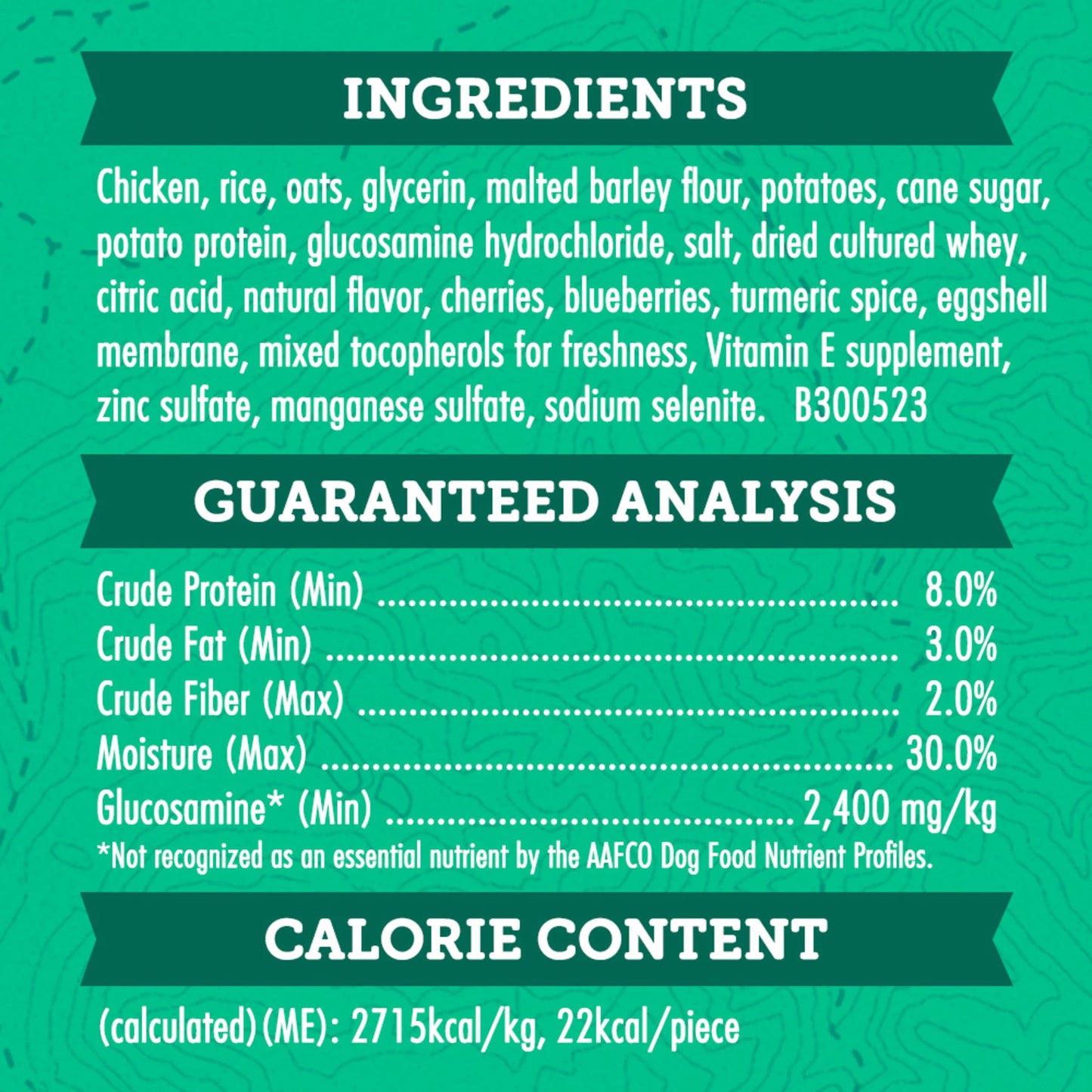 Zuke’s Hip and Joint Support Dog Treats for Adult Dogs of All Sizes, Senior Dog Treats made with Real Chicken, 16 oz. Resealable Pouch - 16 oz. Bag