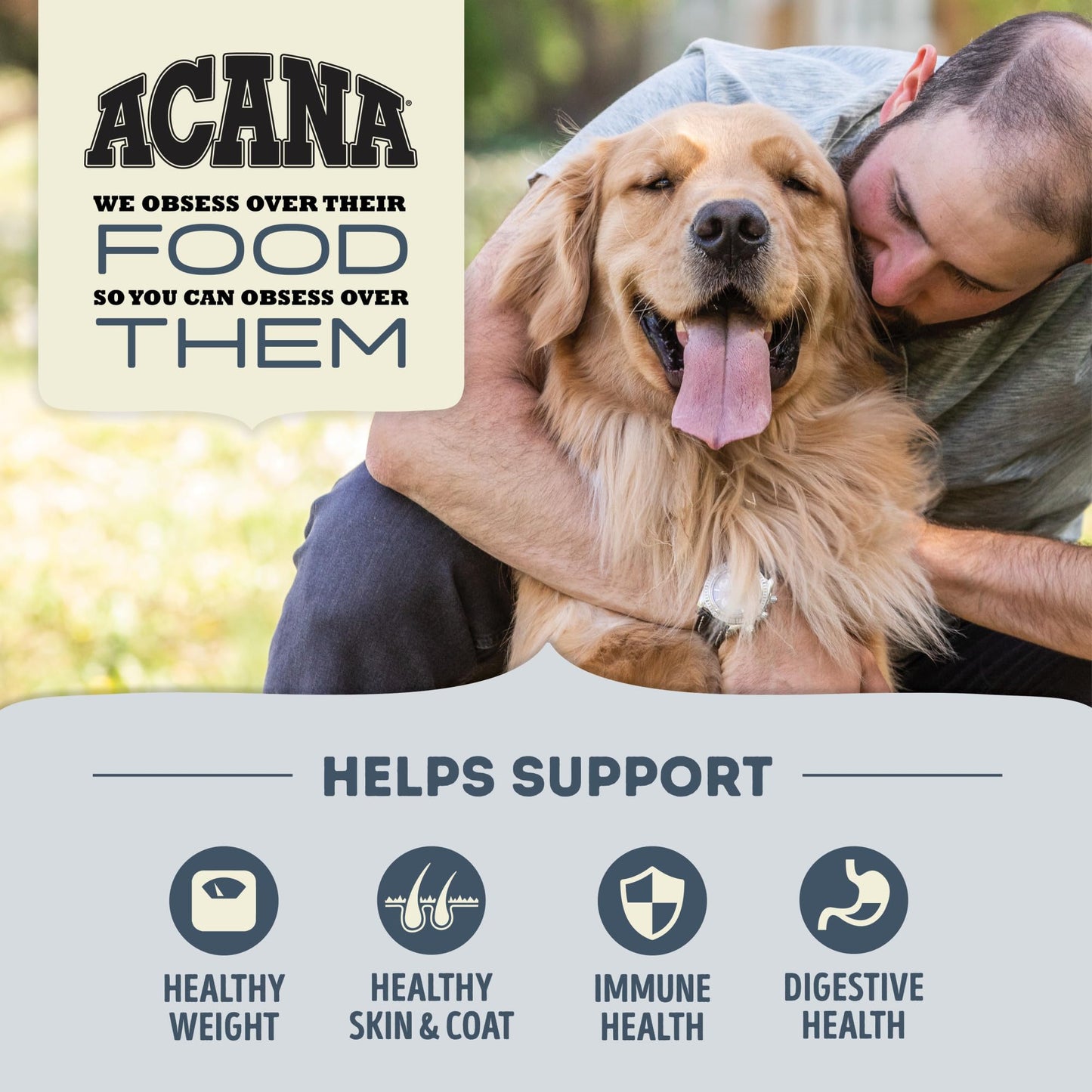 ACANA Grain Free Dry Dog Food Light & Fit Recipe 13lb Bag