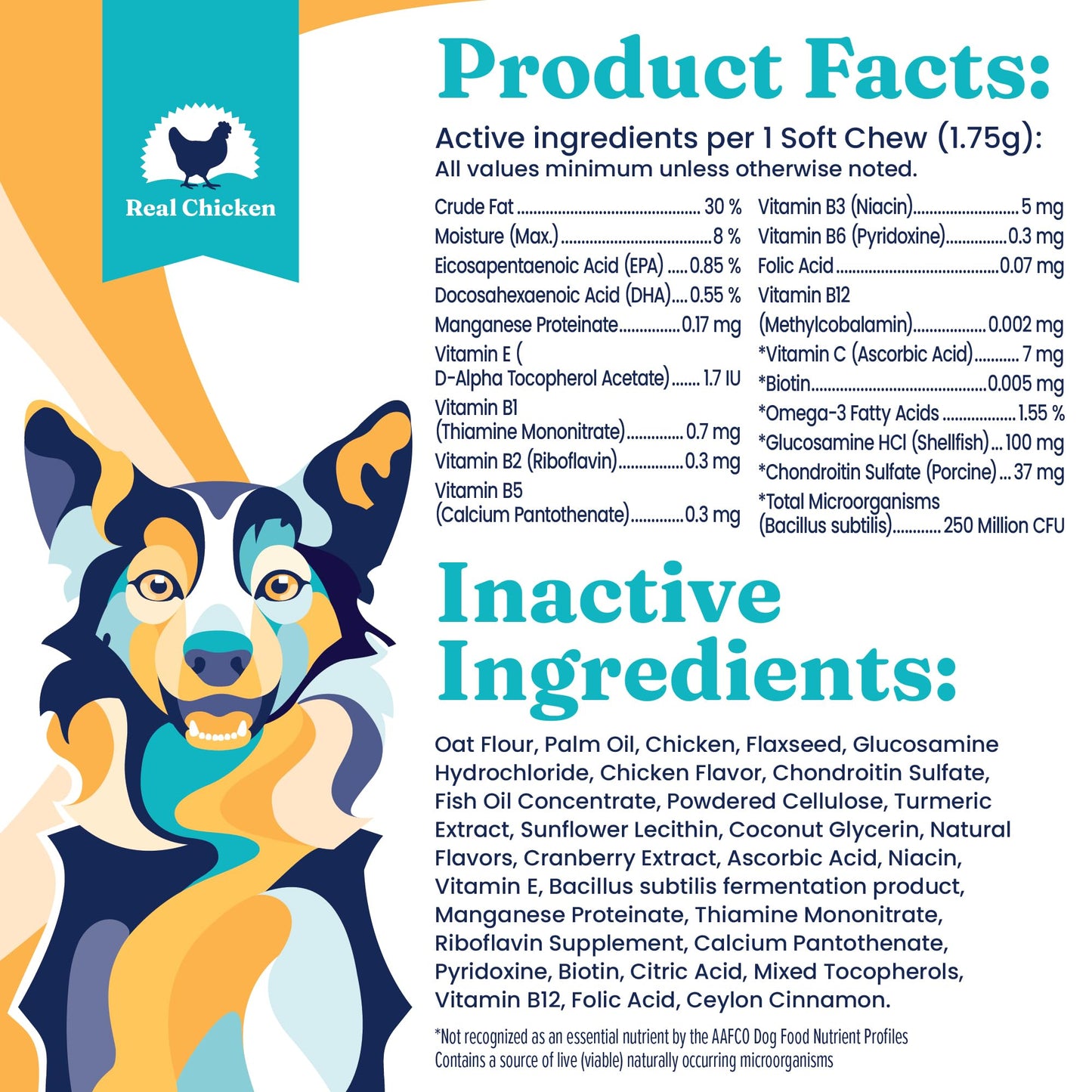 Solid Gold Senior Dog Multivitamin - Dog Vitamins Chewable Supplements - All-in-One Heart, Joint, Immune, Brain, Liver, Eye, Skin & Coat Support w/Vitamin C, B12, Probiotics & Antioxidants - 120ct