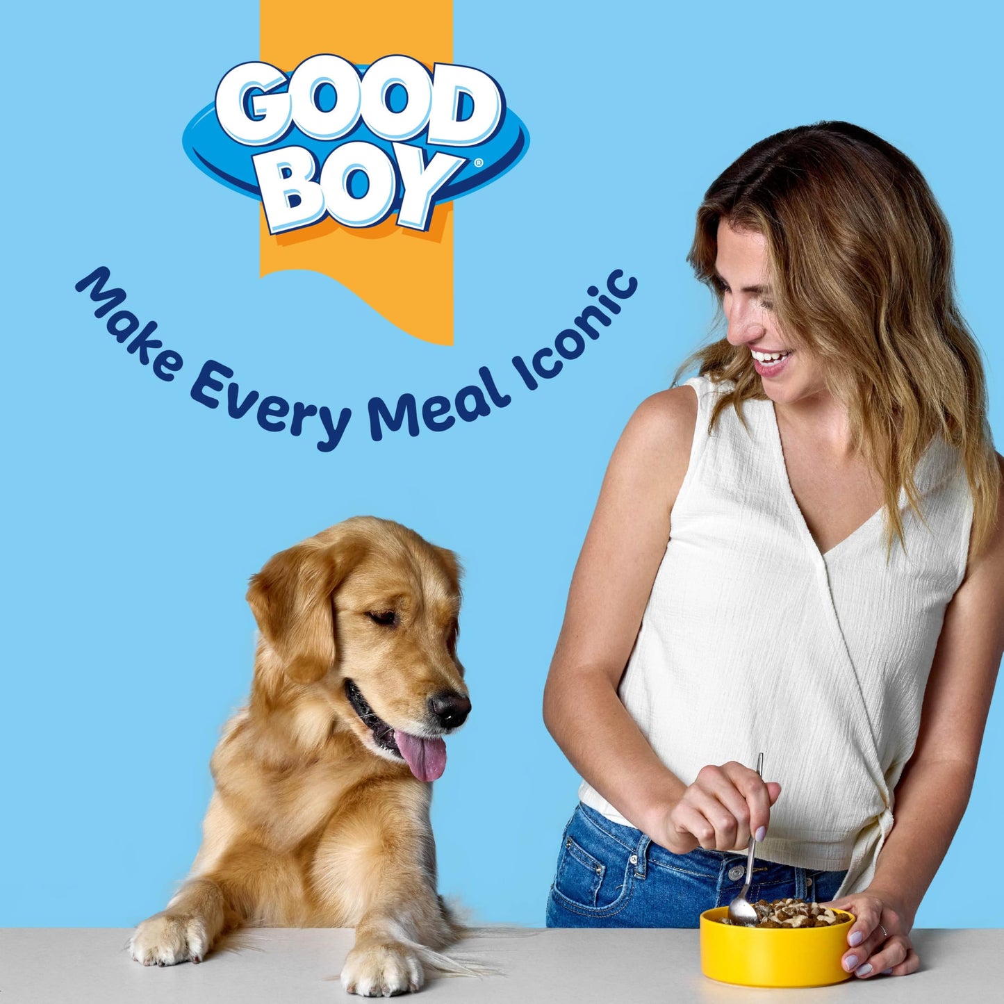 GOOD BOY Farm & Sea Protein Purees Dog Food Mixers for All Adult Dogs, 30 Count, Easy Single-Serve Triple Flavor Topper Treats with Tuna, Chicken and Duck