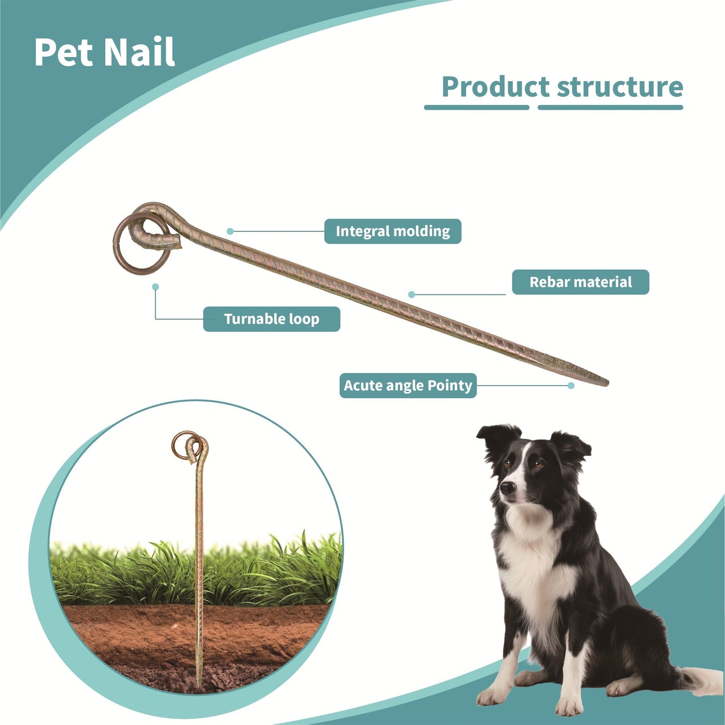 TUFEZIAN Interactive Dog Toys Rope Tug of War Dog Toy for Small Medium Large Dogs,Dog Stakes for Outside,Indoor Tug War Rope Dog Toy,Dog Bungee Tug Toy with 3 Chew Rope, green black