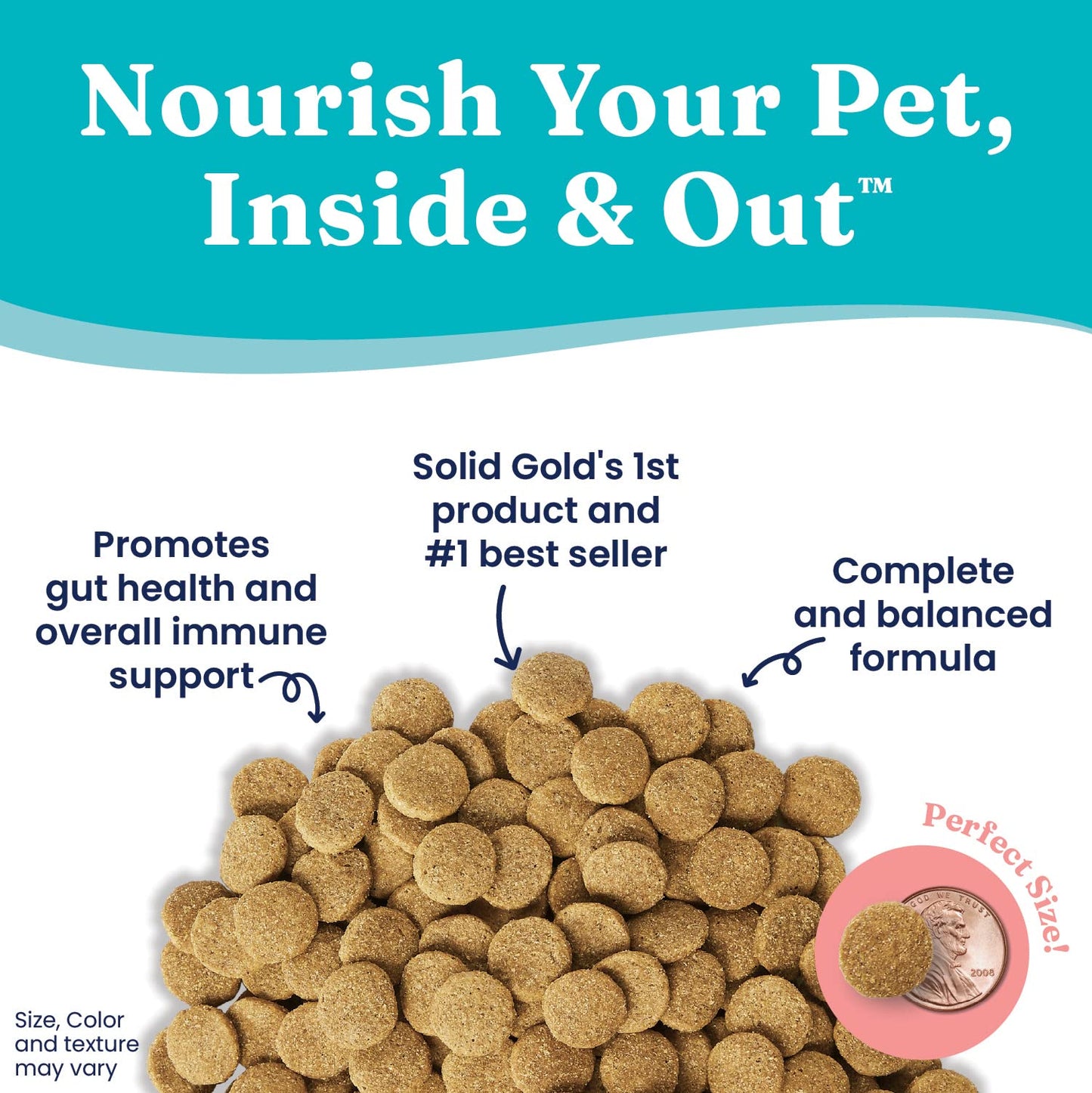 Solid Gold, Hund-N-Flocken, Dog Food Dry with Lamb, Rice and Omega 3 Fish Oil for Dogs, Probiotics, 24 LB