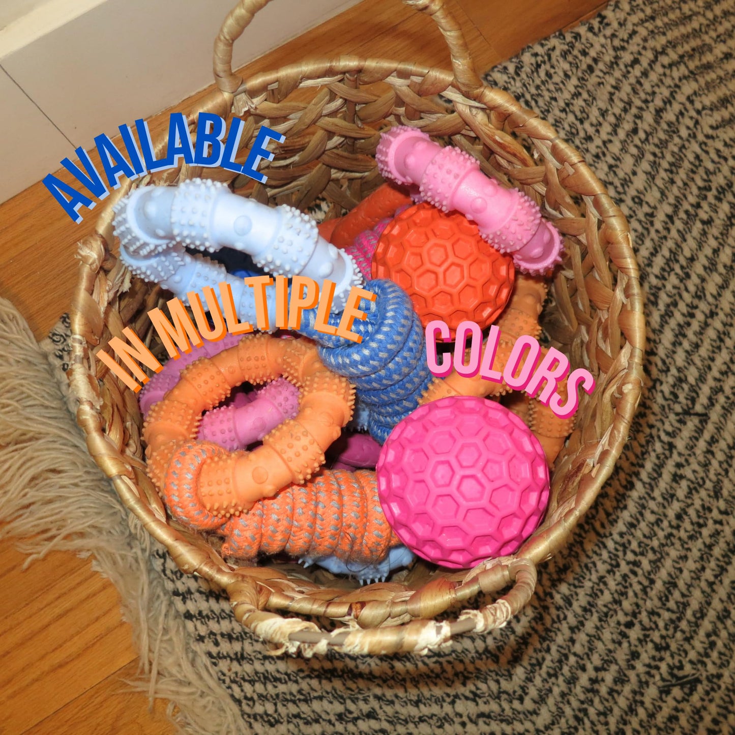 Doug's Dog Supplies Ring Rope Toy – Tug of War Toy for Medium & Large Dogs | Tug & Play Dog Toy