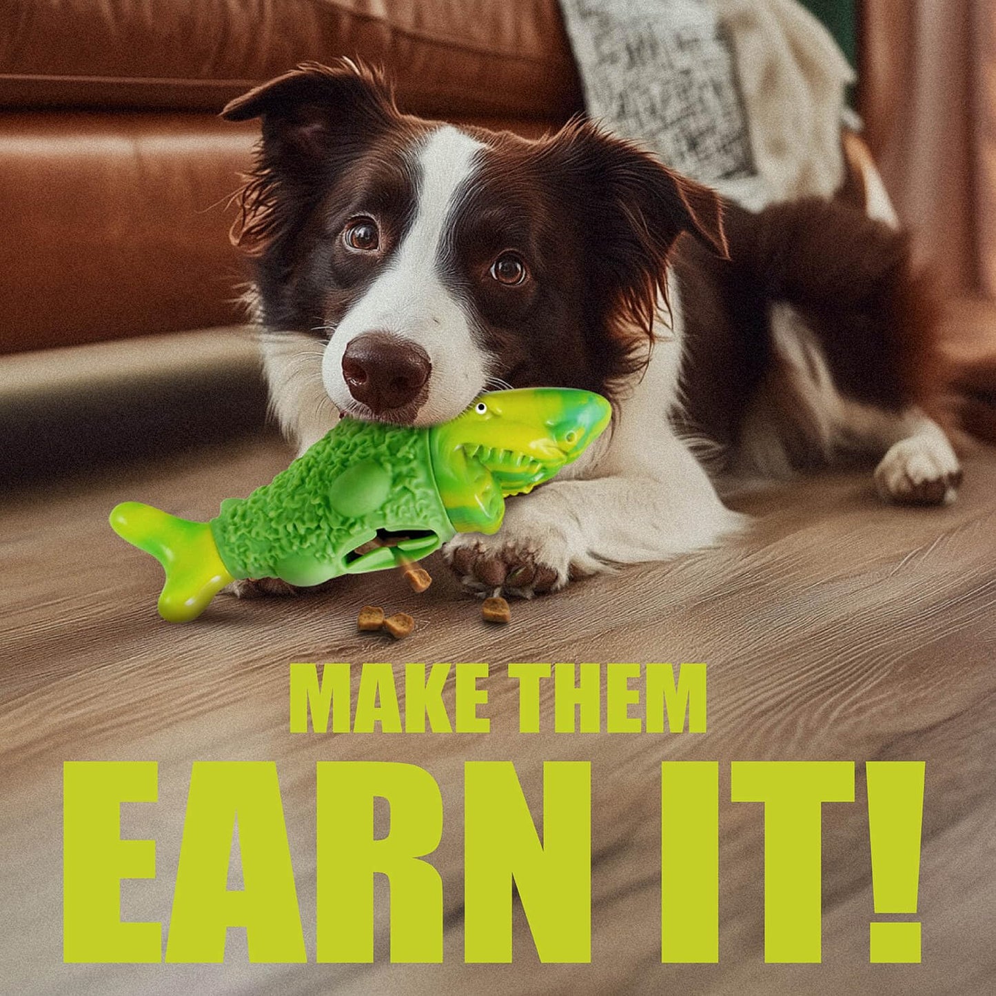 Zimoric Tough Dog Chew Toys for Aggressive Chewers, Interactive Treat Dispensing Dog Toy, Durable Dog Toys for Medium & Large Dogs - Great for Boredom