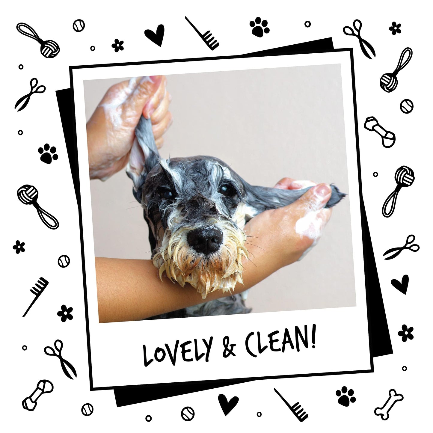 BUGALUGS Dog Shampoo Luxury 2 in 1 Papaya & Coconut Dog Grooming Shampoo Products for Smelly Dogs with Fragrance, Best Puppy Shampoo, Professional Groom Vegan pet Shampoo & Conditioner