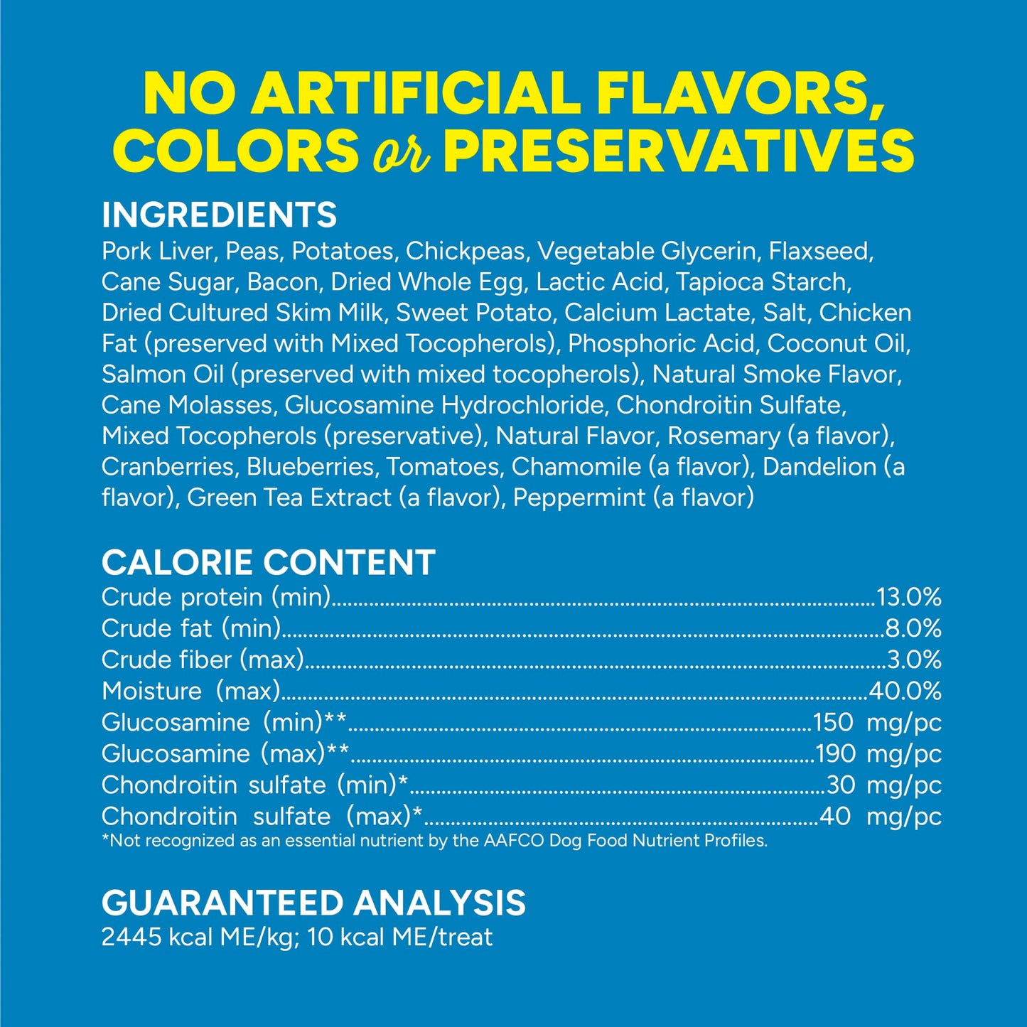 Cloud Star Dynamo Dog Soft Chews Hip & Joint Grain Free Dog Treats, Bacon & Cheese, 14 oz. Pouch