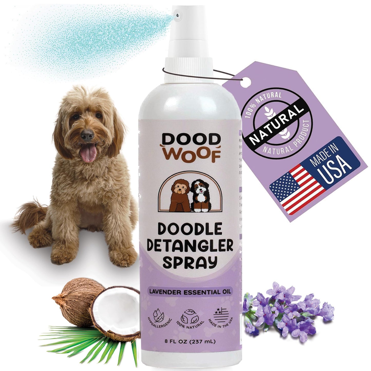 Scrubby Tails Natural Oatmeal & Aloe Vera Small Pets Shampoo for Guinea Pig, Bunny, Ferret & Rabbit Shampoo - Hypoallergenic for Sensitive Skin. 8 fl. oz. (Unscented)