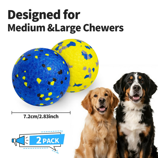 N-S Squeaky Dog Toys Durable Soft Latex Rubber Teething Chewing Interactive Fetch Play Squeak Puppy Toys with Funny Face for Puppy Small Medium Dog 6pcs , Sky Bule,Green,Yellow,Light pink,Blue,Red