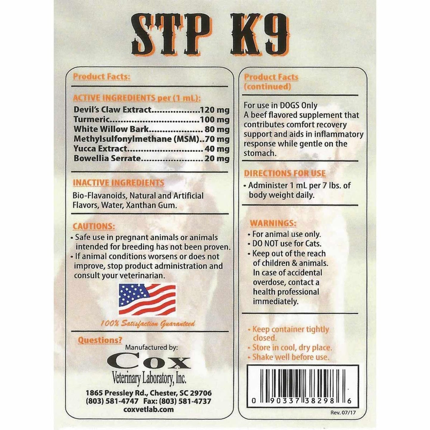 STP Stop The Pain K9 32oz