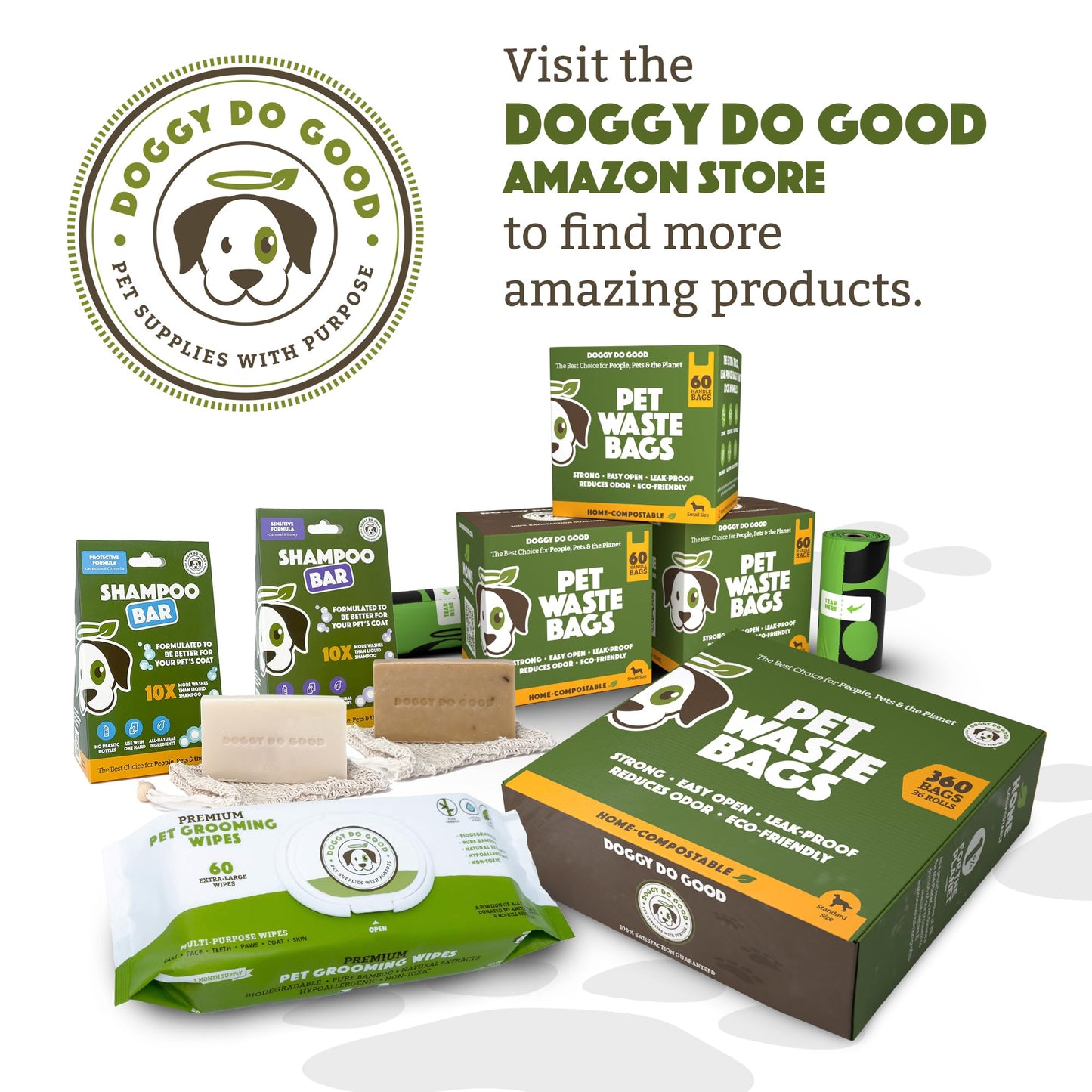 Doggy Do Good Deshedding Dog Shampoo Bar, Dog Soap Bar, Geranium & Citronella Shampoo for Dogs, Natural Dog Shampoo for Shedding Control, Hypoallergenic, Healthy Coat, Equals 30 oz Shampoo