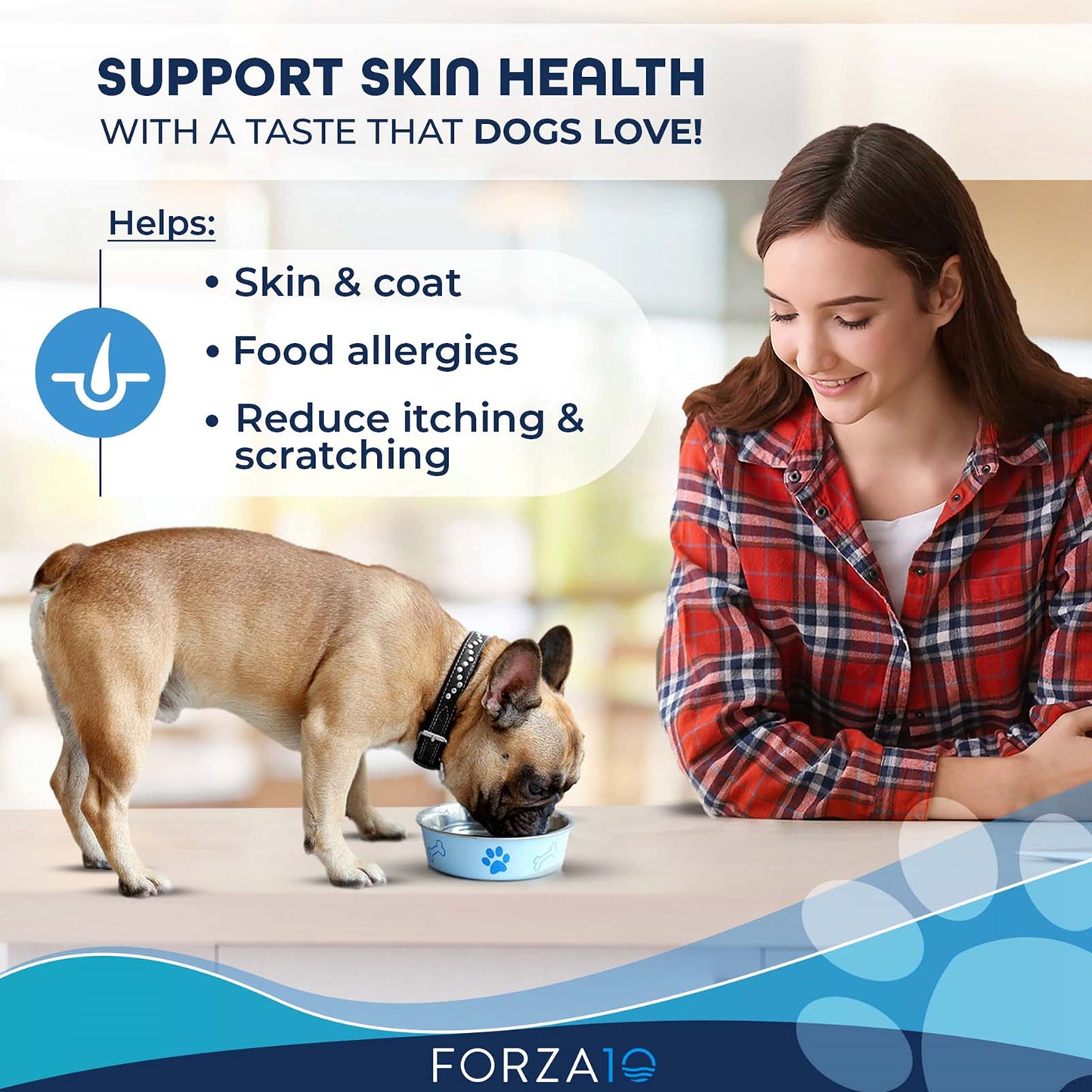 Forza10 Dermo Allergy Dog Food, Dog Food for Allergies and Itching, Dry Dog Food for Skin Allergies, Fish Flavor Sensitive Stomach Dog Food, Sensitive Stomach Dog Food Adult Dogs All Breeds, 6 Pounds