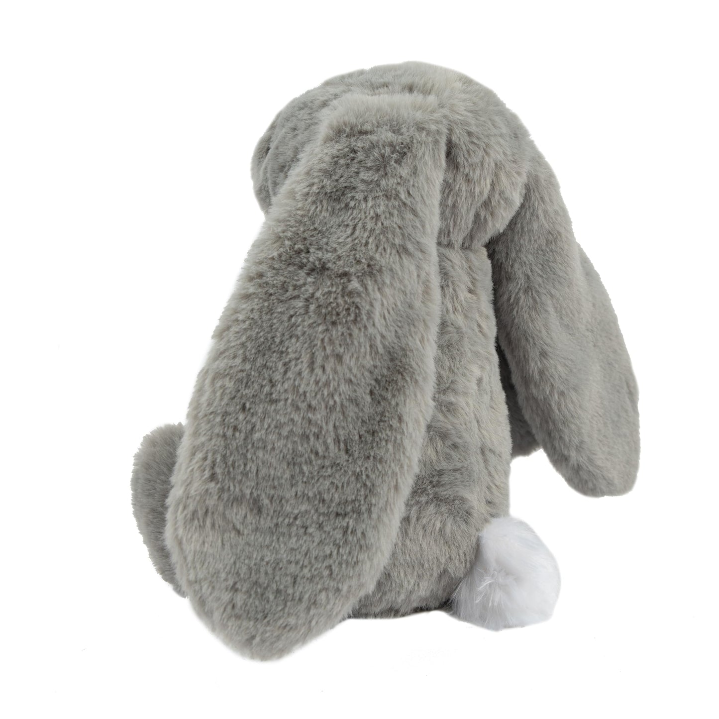 Best Pet Supplies Interactive Bunny Buddy Dog Toy with Crinkle and Squeaky Enrichment for Small and Medium Breed Puppies or Dogs, Cute and Plush - Bunny (Gray)