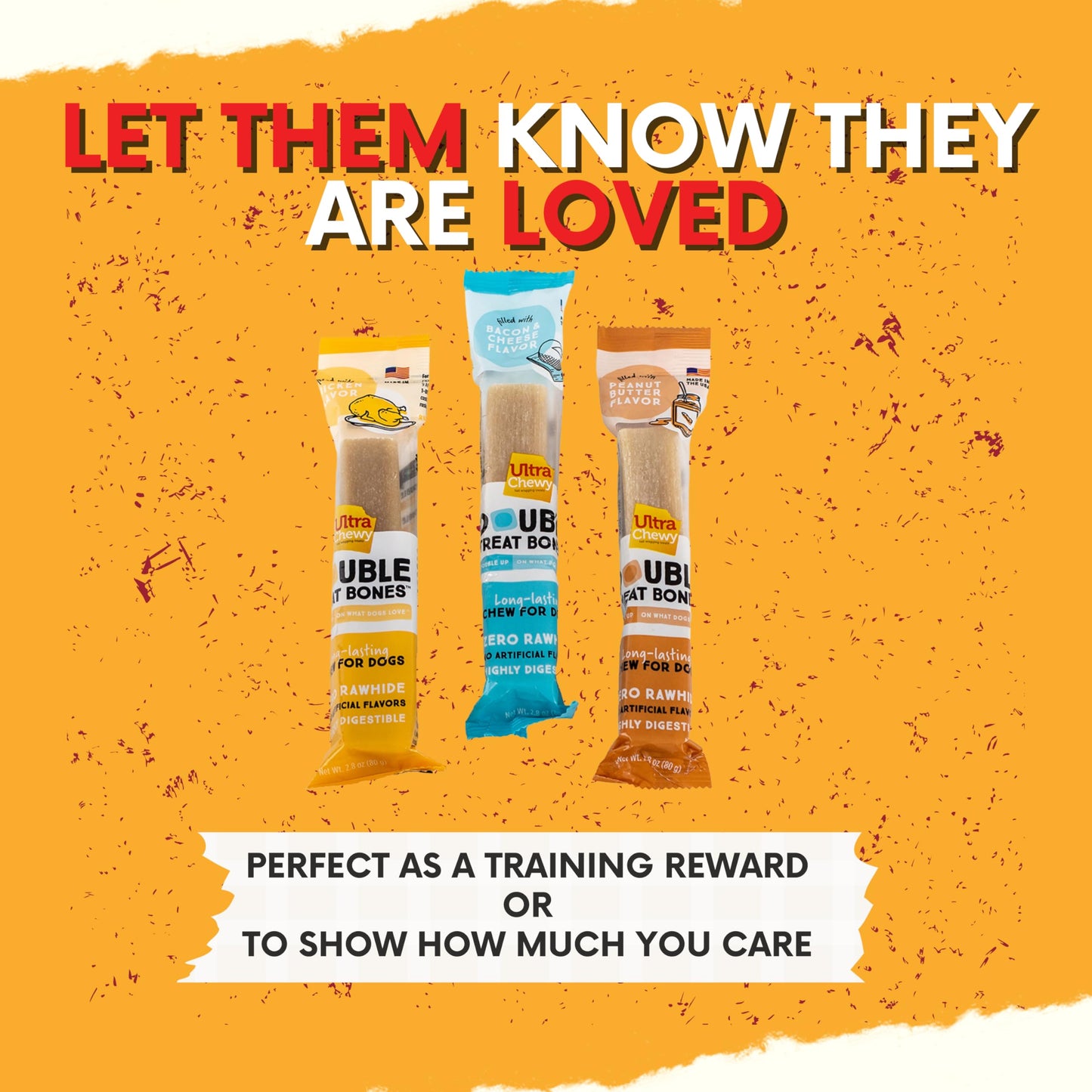 Triumph Grain-Free Jerky Bites Dog Treats Variety Pack, 20 Ounces Each of Lamb and Duck