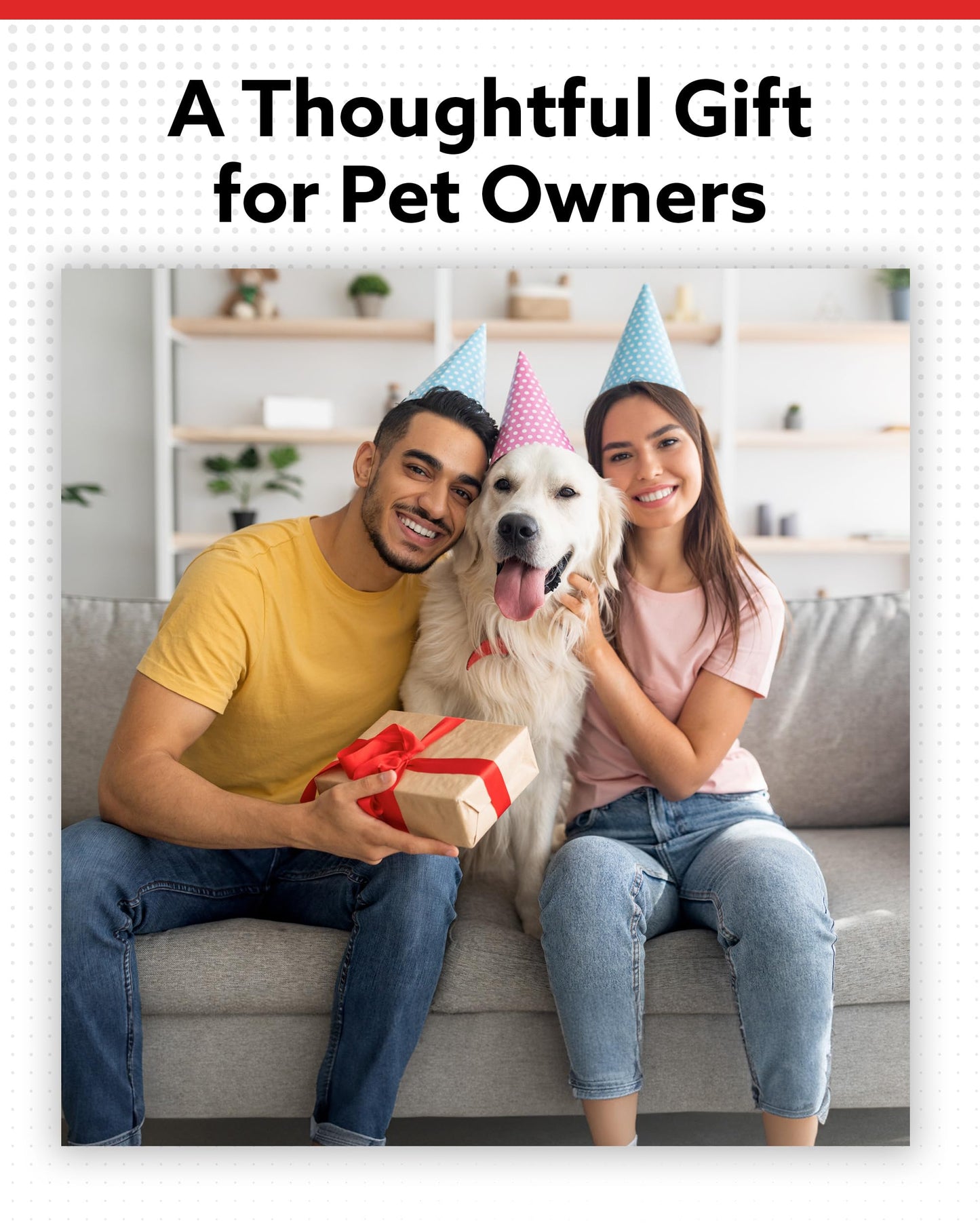 ALPI Chomp Ring - Durable, Soft, & Squishy Bite Puppy Toys for Dogs & Other Pets - Stimulating Dog Toys for Sensory Play & Fun (Large)