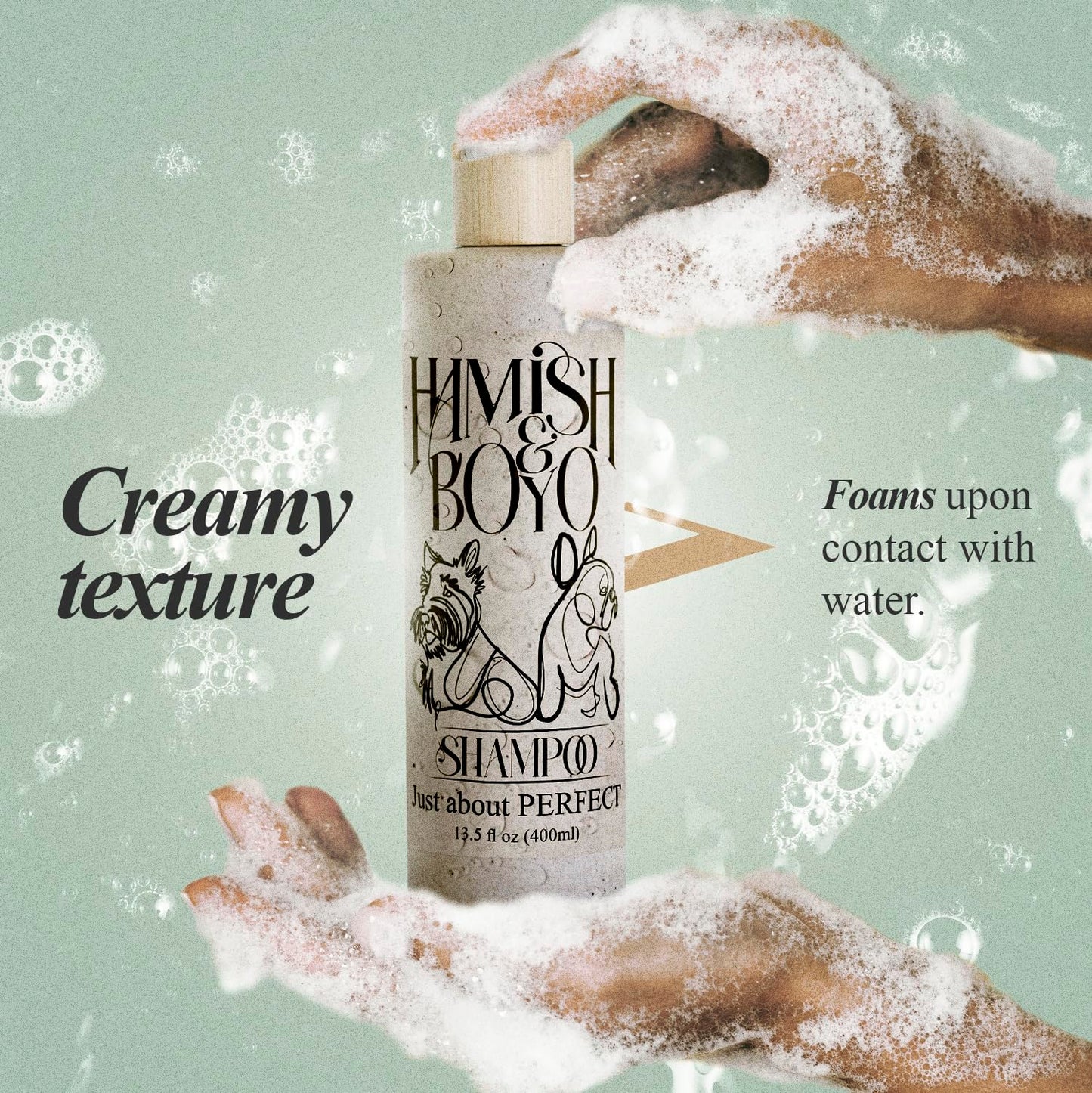 Nature - Derived Dog Shampoo: Hypoallergenic for Sensitive Skin, Natural Oatmeal & Aloe Vera, Soothing Lavender Scent, Tear-Free, Anti-Itch Formula for Dry, Itchy Skin, Safe for Puppies & All Breeds