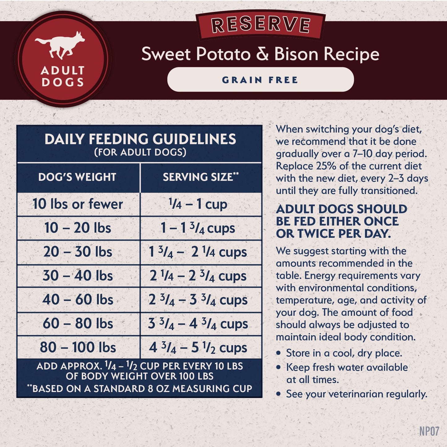 Natural Balance Limited Ingredient Adult Grain-Free Dry Dog Food, Reserve Sweet Potato & Bison Recipe, 12 Pound (Pack of 1)