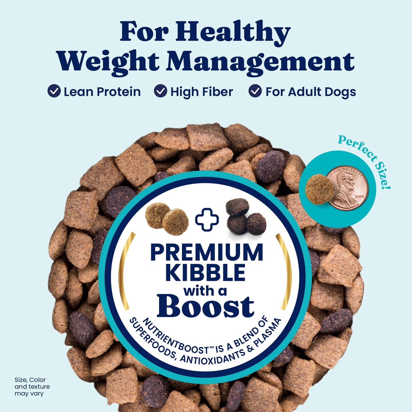 Solid Gold Healthy Weight Management Dry Dog Food for Adult & Senior Dogs - Real Chicken, Probiotics & Omega 3 Fish - Grain Free Dry Dog Food for Healthy Weight & Gut Health - Nutrientboost – 3.75LB