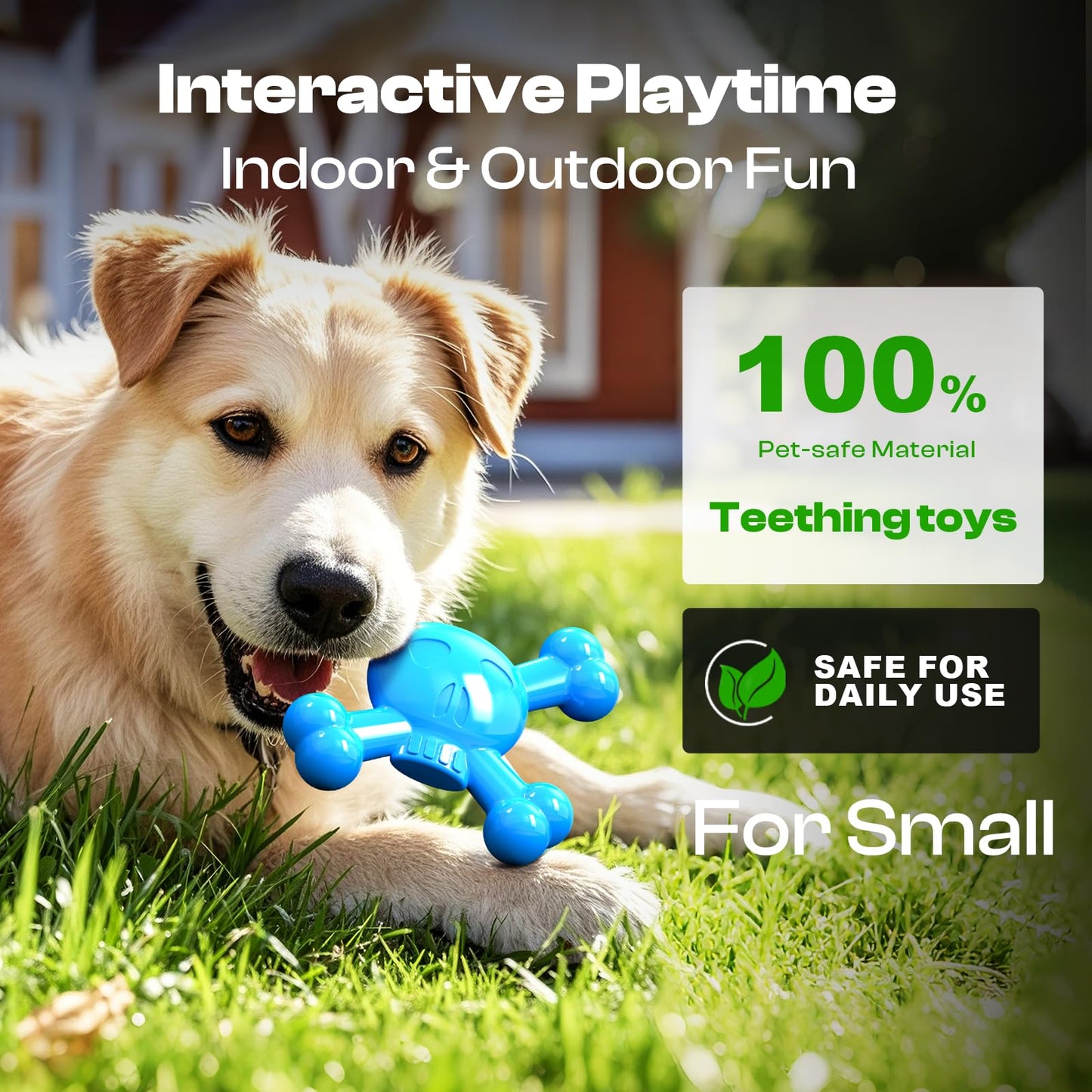 BLESQU Dog Chew Toys for Aggressive Chewers