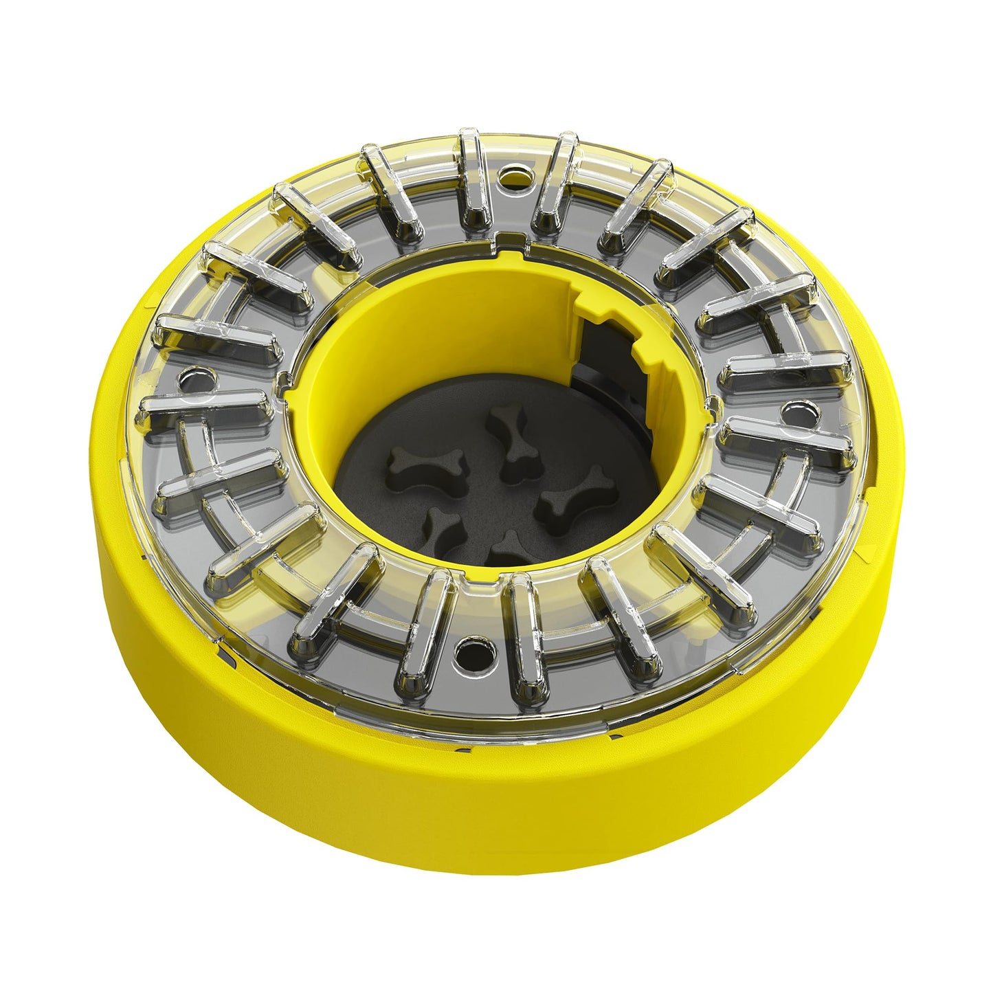 11.8In Dog Puzzle Toy Feeder Rotate Lid Slow Feeder Dog Bowl for All Puppy Puzzle Brain Games Puppy Game Toy Level 2 Keep Busy Food Treat Dispensing Slow Down Eating