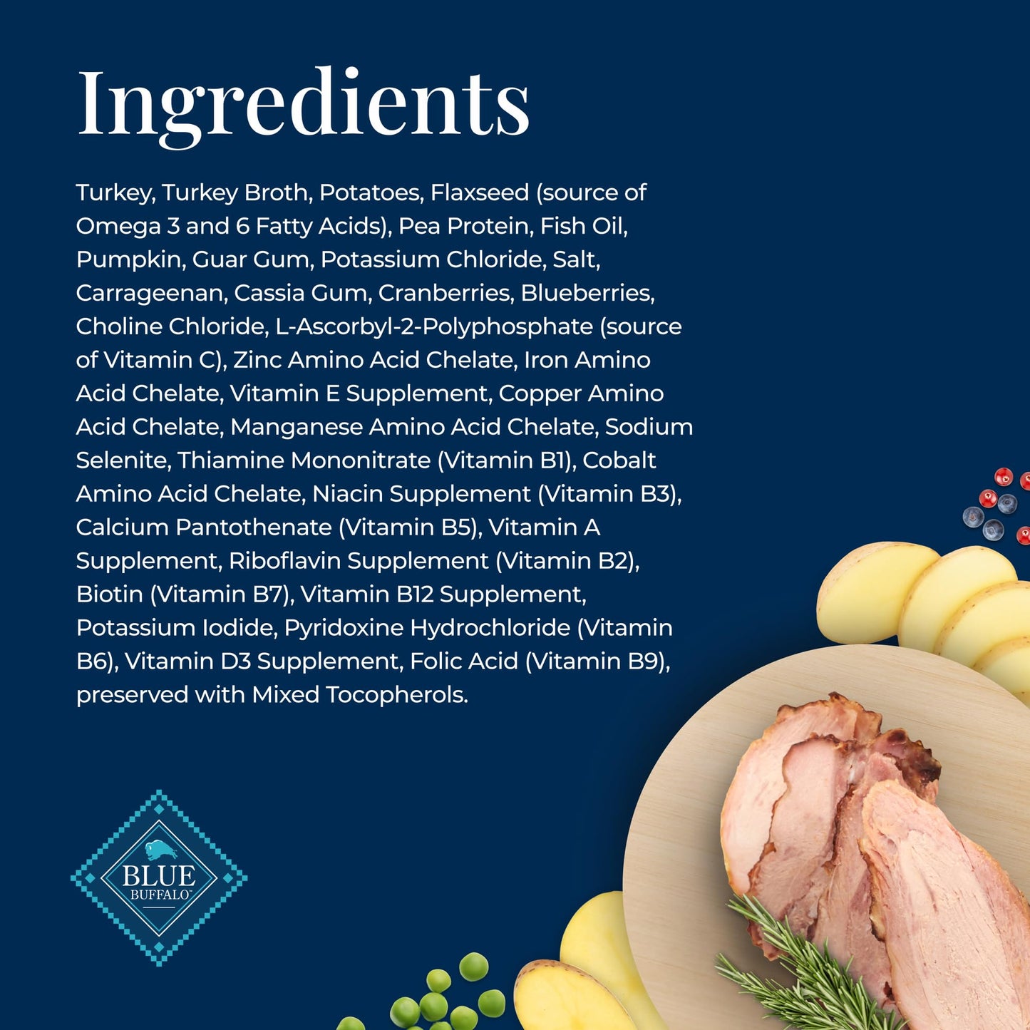 Blue Buffalo Basics Grain-Free Adult Wet Dog Food, Skin & Stomach Care, Limited Ingredient Diet, Turkey Recipe, 12.5-oz Can, 12 Count