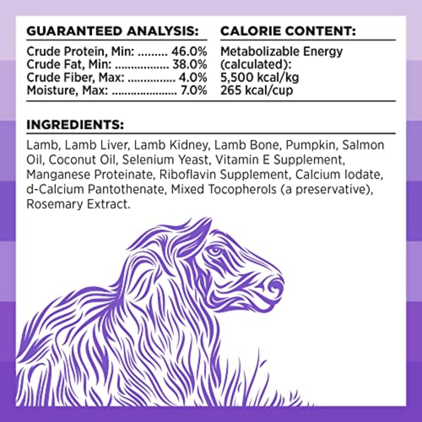 BIXBI Rawbble Freeze Dried Dog Food, Lamb Recipe, 26 oz - 97% Meat and Organs, No Fillers - Pantry-Friendly Raw Dog Food for Meal, Treat or Food Topper - USA Made in Small Batches