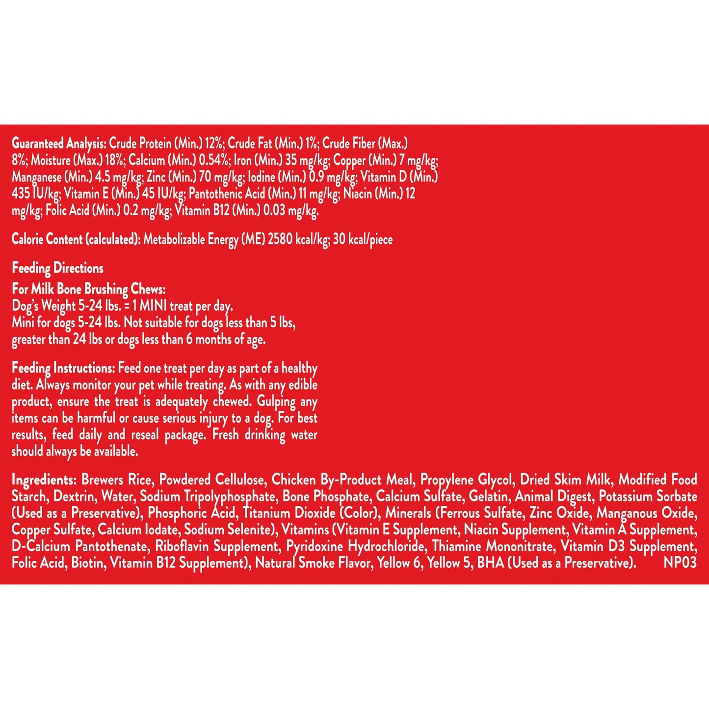 Milk-Bone Original Brushing Chews 48 Mini Daily Dental Dog Treats Scrubbing Action Helps Clean Teeth