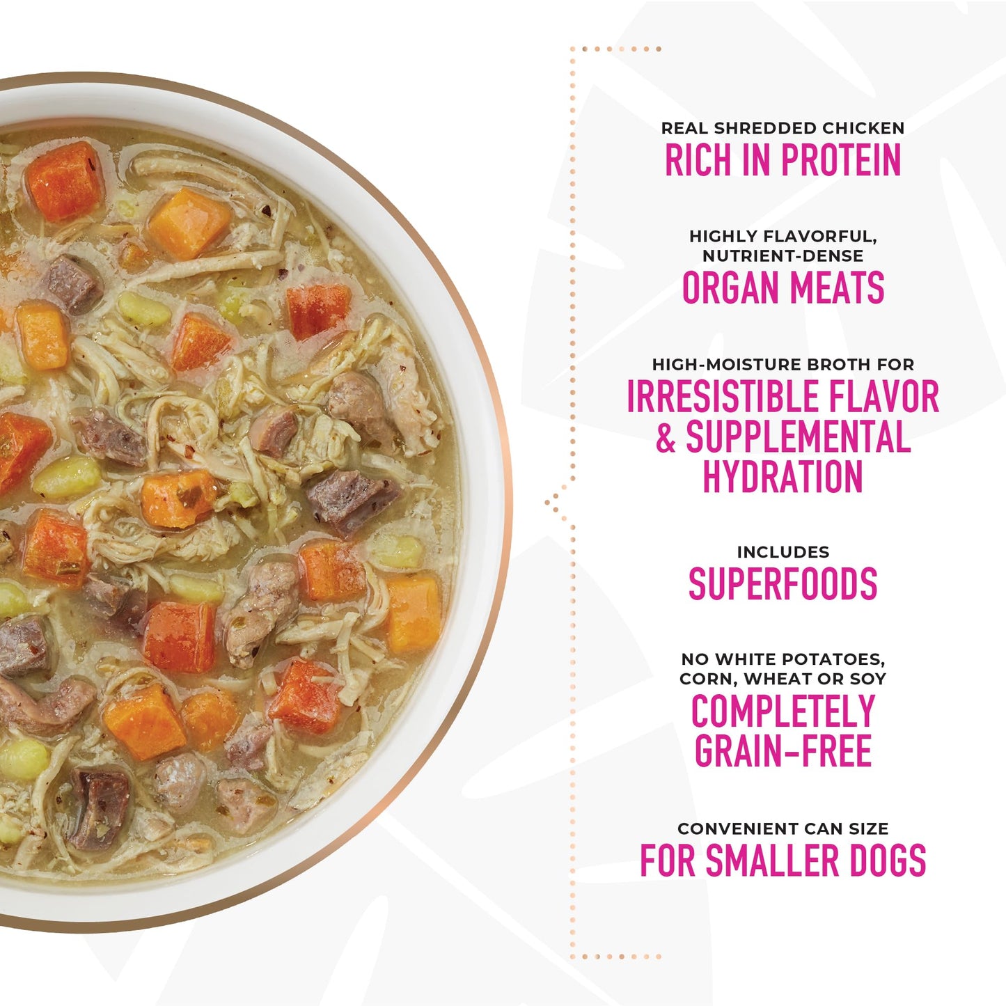 Tiki Dog Petites Grain Free, Chicken with Chicken Liver, Heart & Gizzard, Nutrient Dense Meat, for All Dog Breeds and All Life Stages, 9 oz. Can (8 Count)