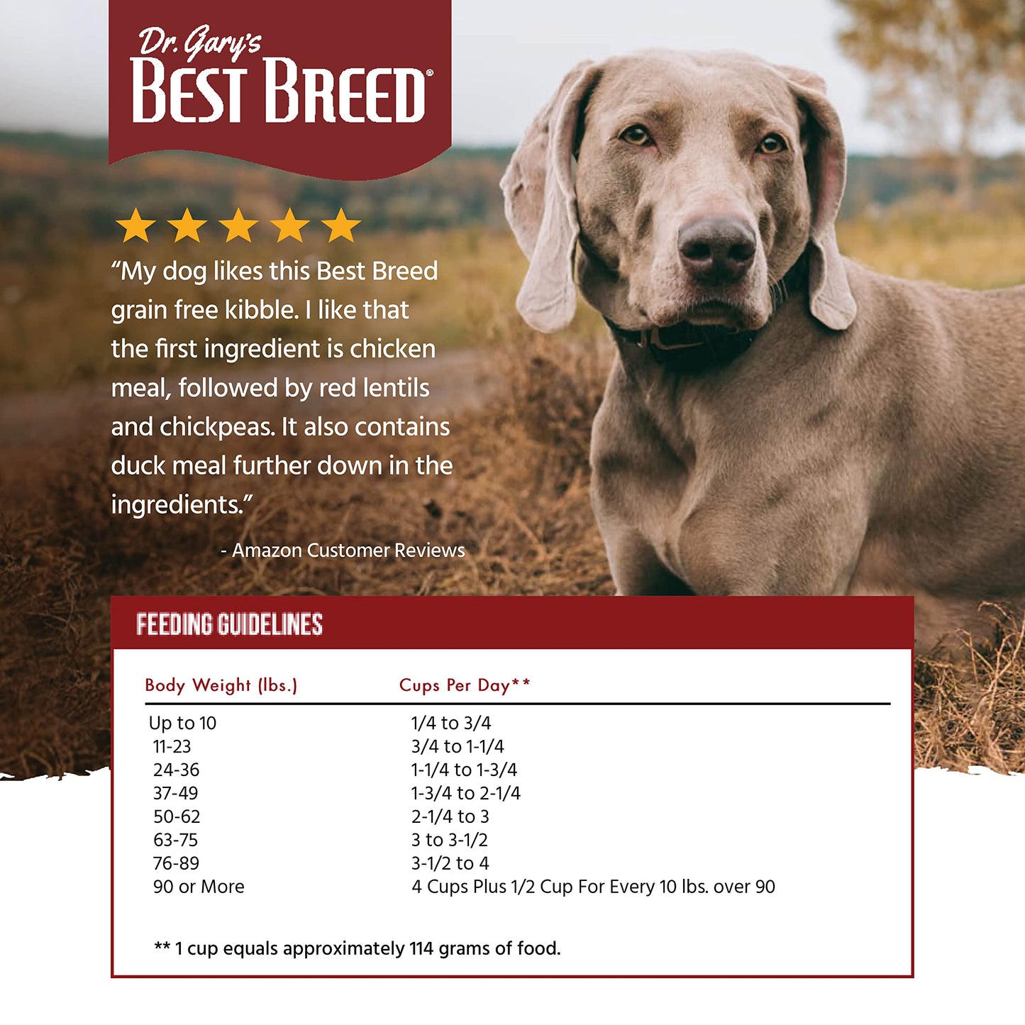 Best Breed Dr. Gary's Grain Free Ocean Recipe Slow-Cooked in USA, Natural Dry Dog Food for All Breeds and Sizes, 13lbs.