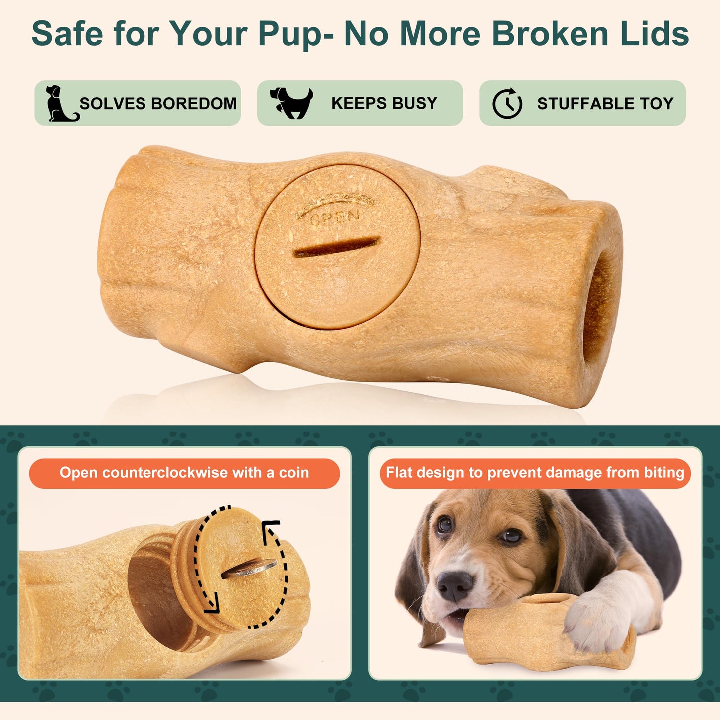 kogven Interactive Dog Toys for Aggressive Chewers,Indestructible Dogs Toy for Large/Medium Breed,Frozen Dog Treat Holder to do Keep Them Busy to Reduces Anxiety