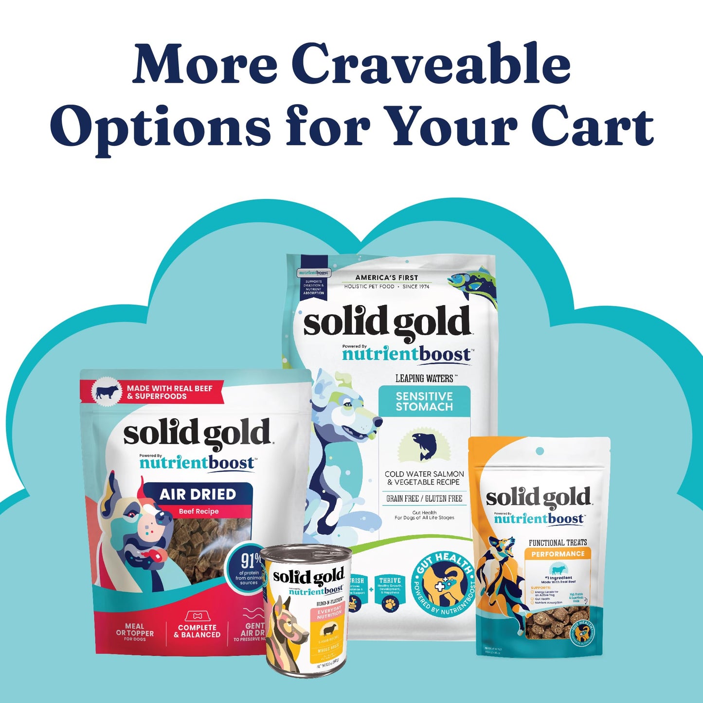 Solid Gold Senior Dog Multivitamin - Dog Vitamins Chewable Supplements - All-in-One Heart, Joint, Immune, Brain, Liver, Eye, Skin & Coat Support w/Vitamin C, B12, Probiotics & Antioxidants - 120ct