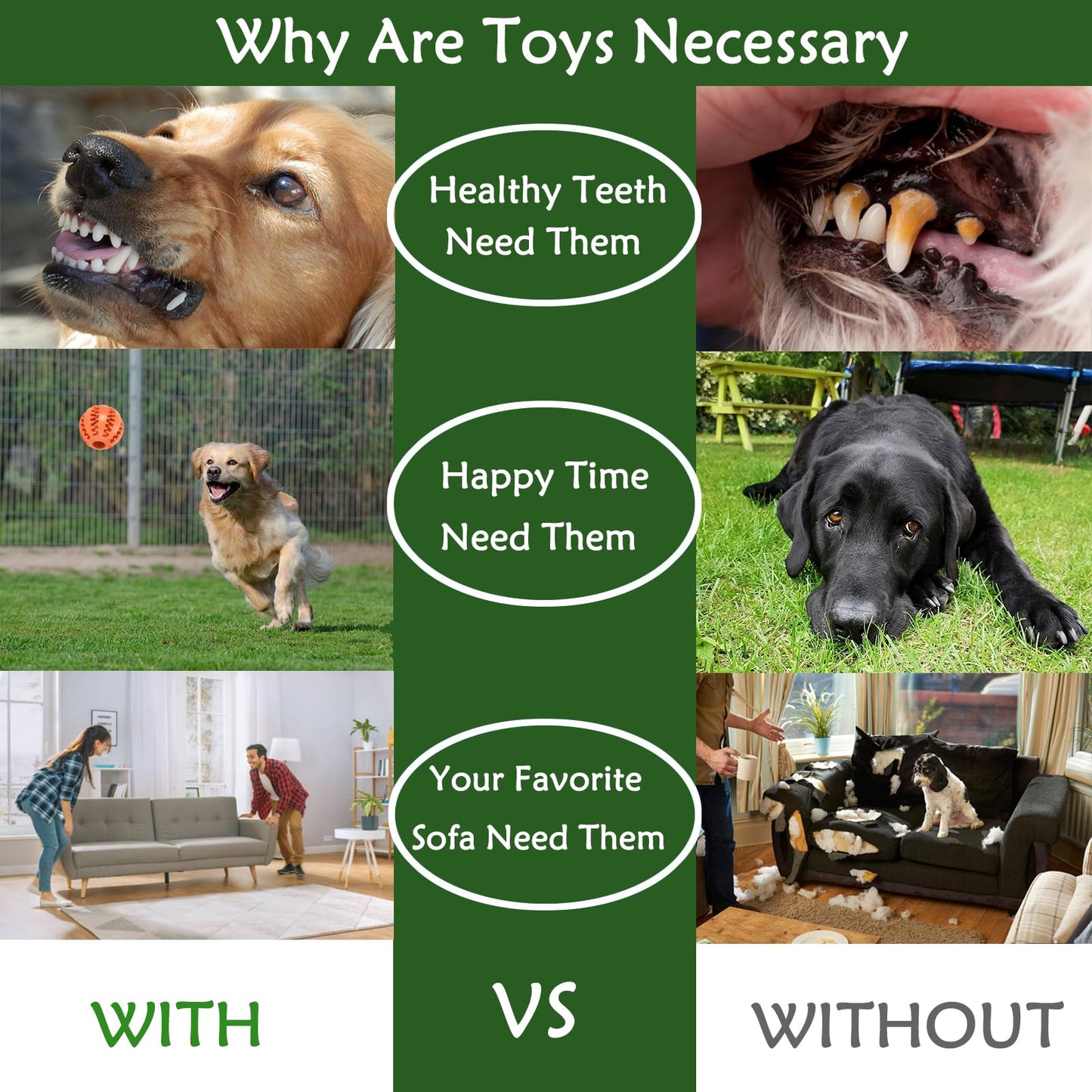 Dog Toy Balls for Small Dogs, 12 Pack Interactive Dog Toys for Small Breed 0-15 lbs, Includes Rubber, Squeak & Rope Balls