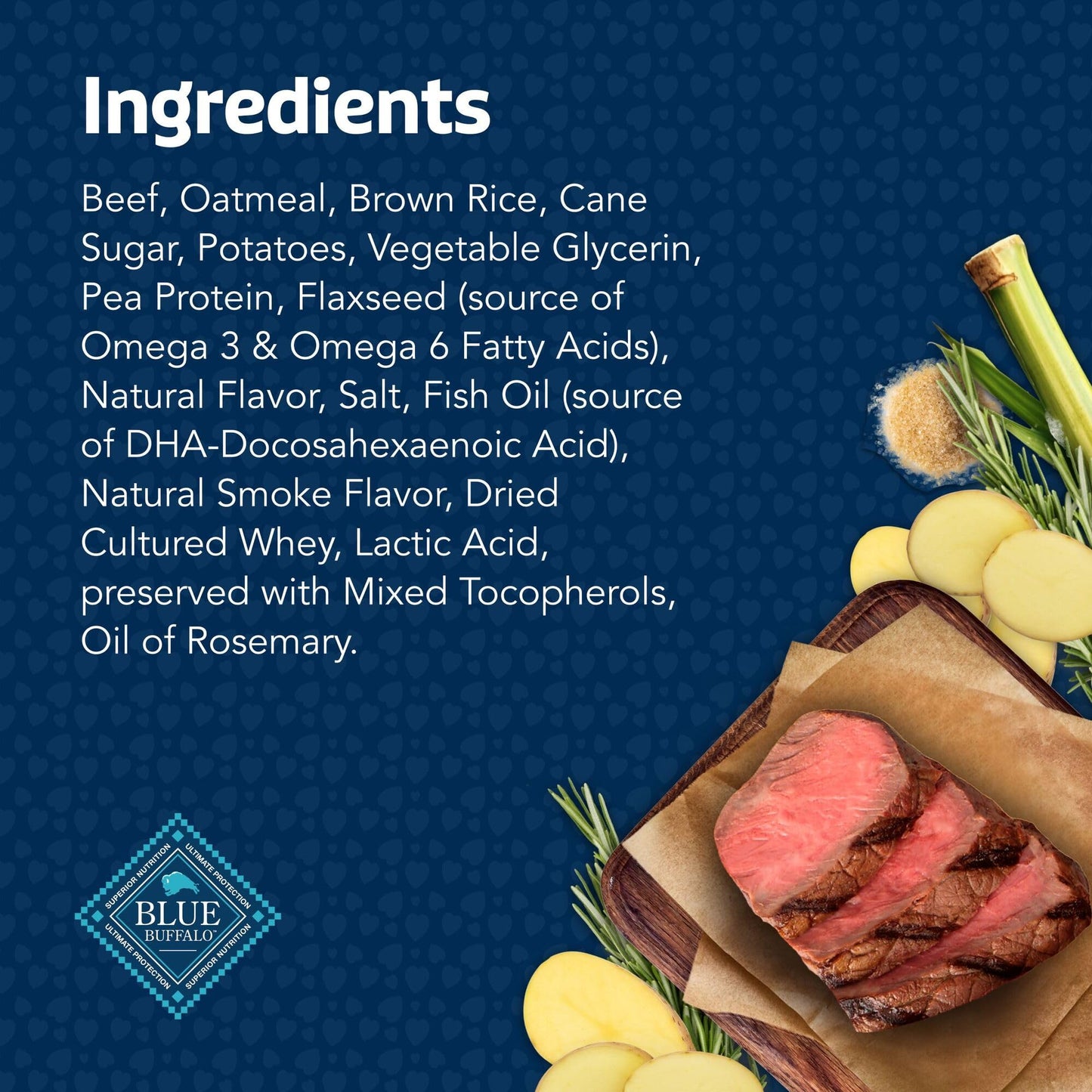 Blue Buffalo Bits Natural Soft Moist To Go Dog Training Treats Beef Recipe 1-oz Bags (Pack of 12)