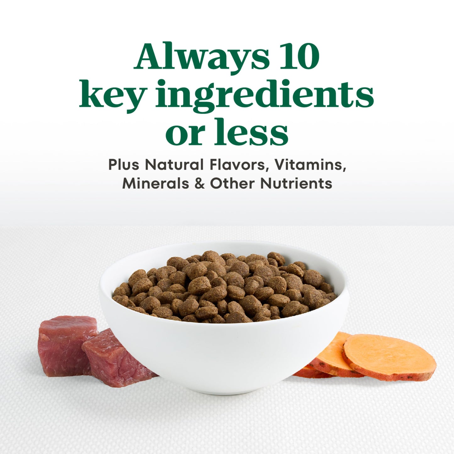 Nutro Limited Ingredient Diet Adult Dry Dog Food, Lamb & Sweet Potato Recipe, 4 lbs.