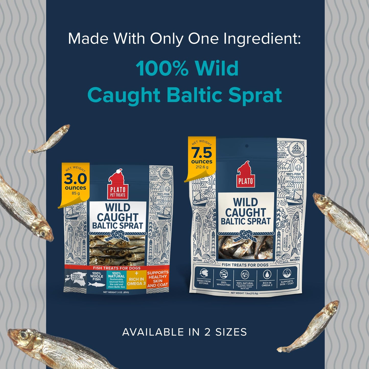 Plato Baltic Sprat 3oz