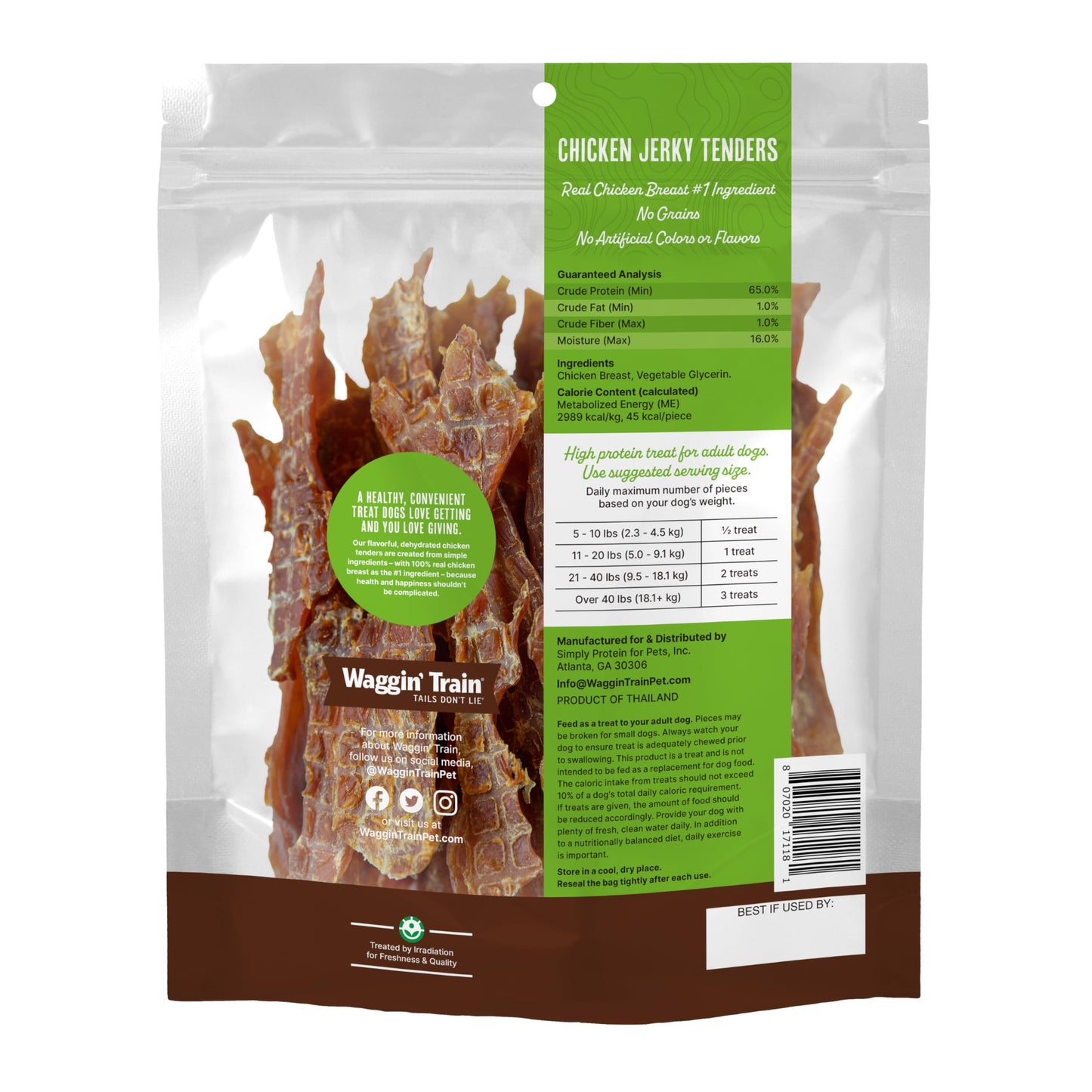 Pupford Pork Jerky for Dogs & Puppies, All-Natural, Healthy Dog Treats, No Fillers, Made in USA (16 oz)