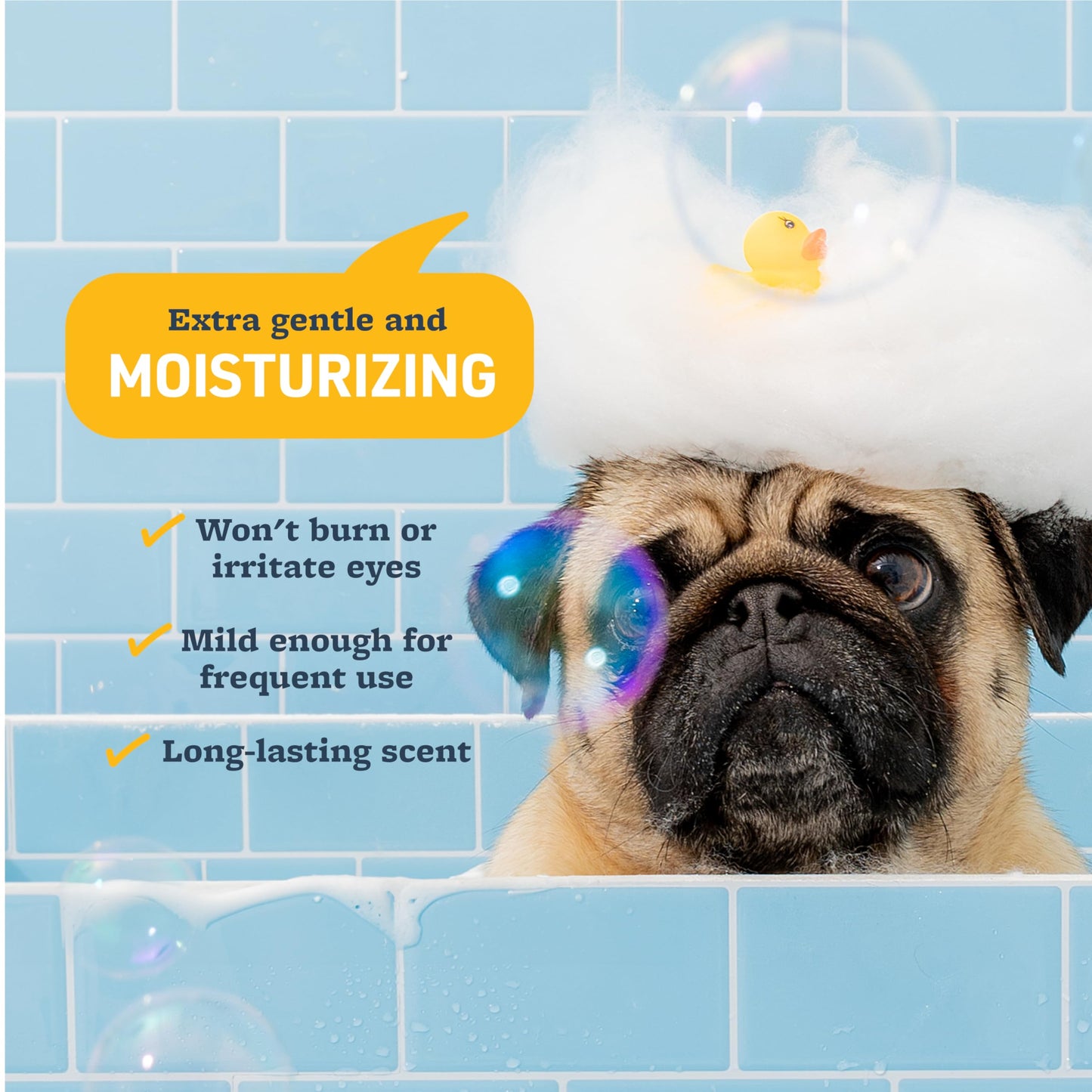 Veterinary Formula Smart Coat Complex Puppy Love Extra Gentle Tearless Shampoo, 17 Fl oz + Dental Fresh Enzymatic Gel Finger Toothbrush Kit for Dogs, 2-Piece Bundle